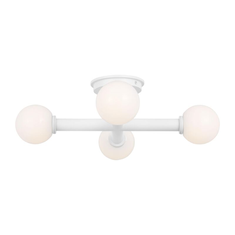 Kelly Wearstler Nodes 18 Inch 4 Light Semi Flush Mount by Visual Comfort Studio