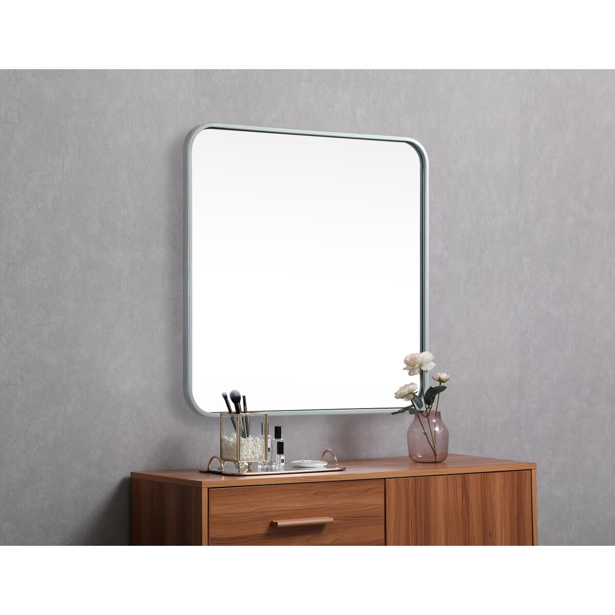 Evermore 24 Inch Bathroom Mirror by Elegant Decor