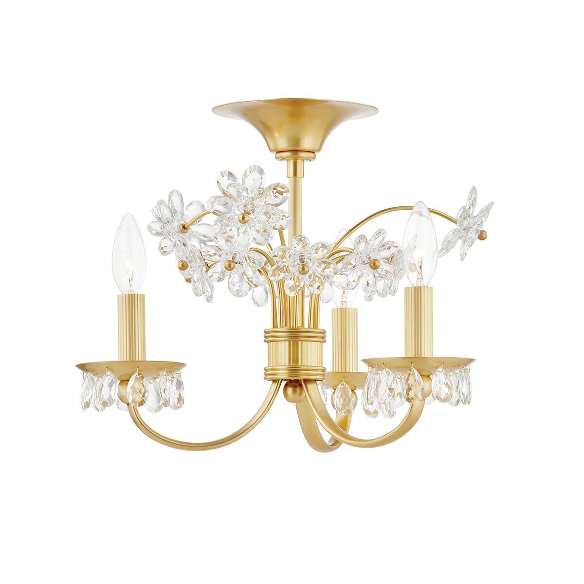 Beaumont 19.5 Inch Semi Flush Mount by Hudson Valley Lighting