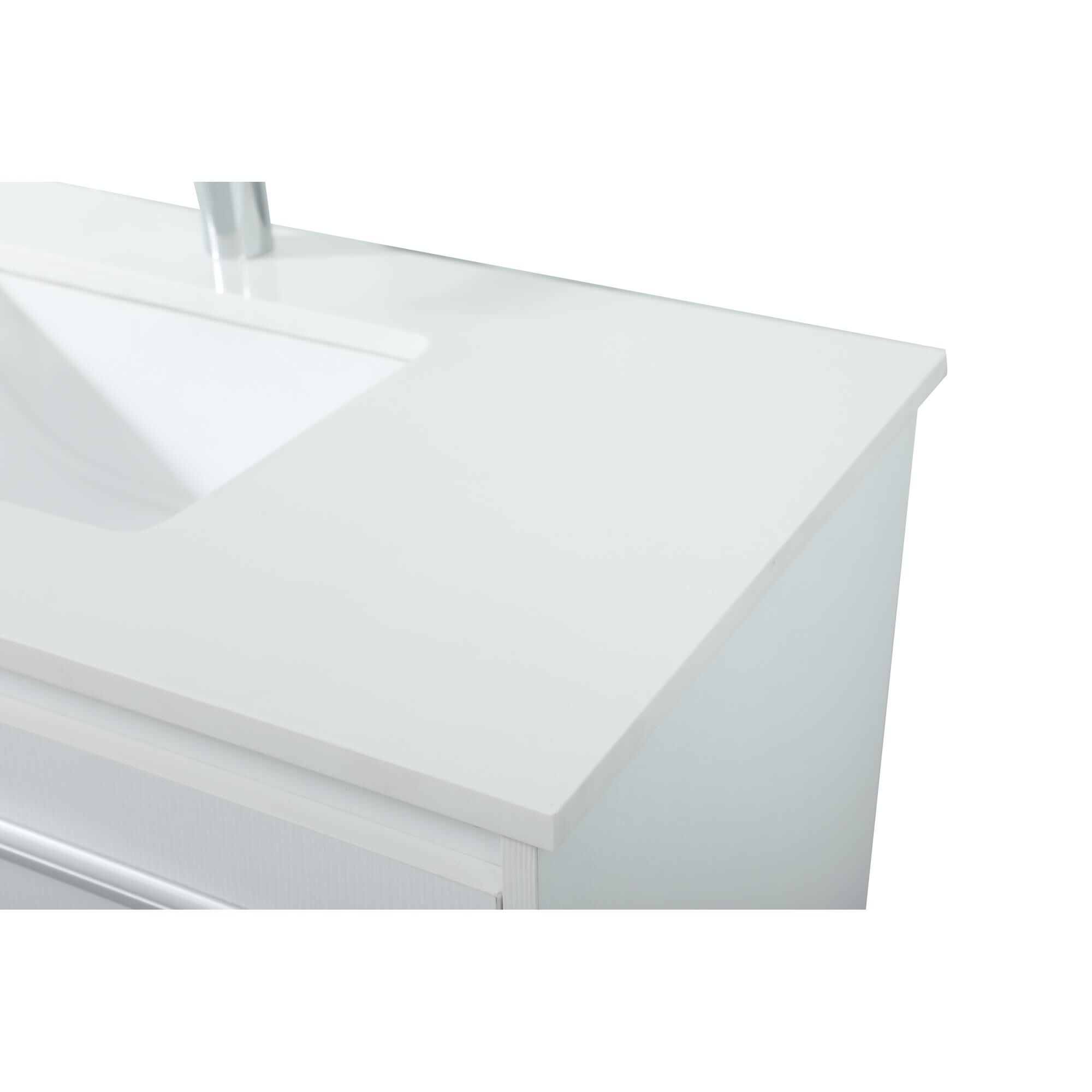 Shown in White finish