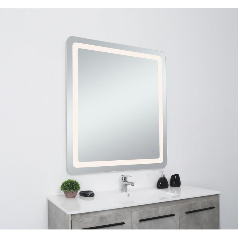 Genesis 40 Inch LED Lighted Mirror by Elegant Decor