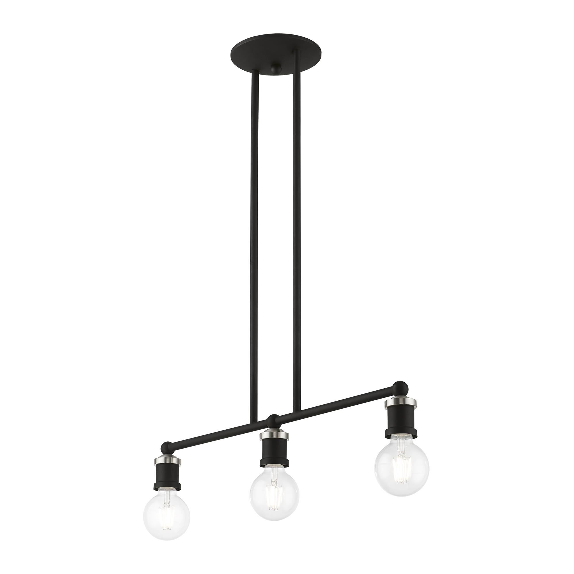 Lansdale 24 Inch 3 Light Linear Suspension Light by Livex Lighting