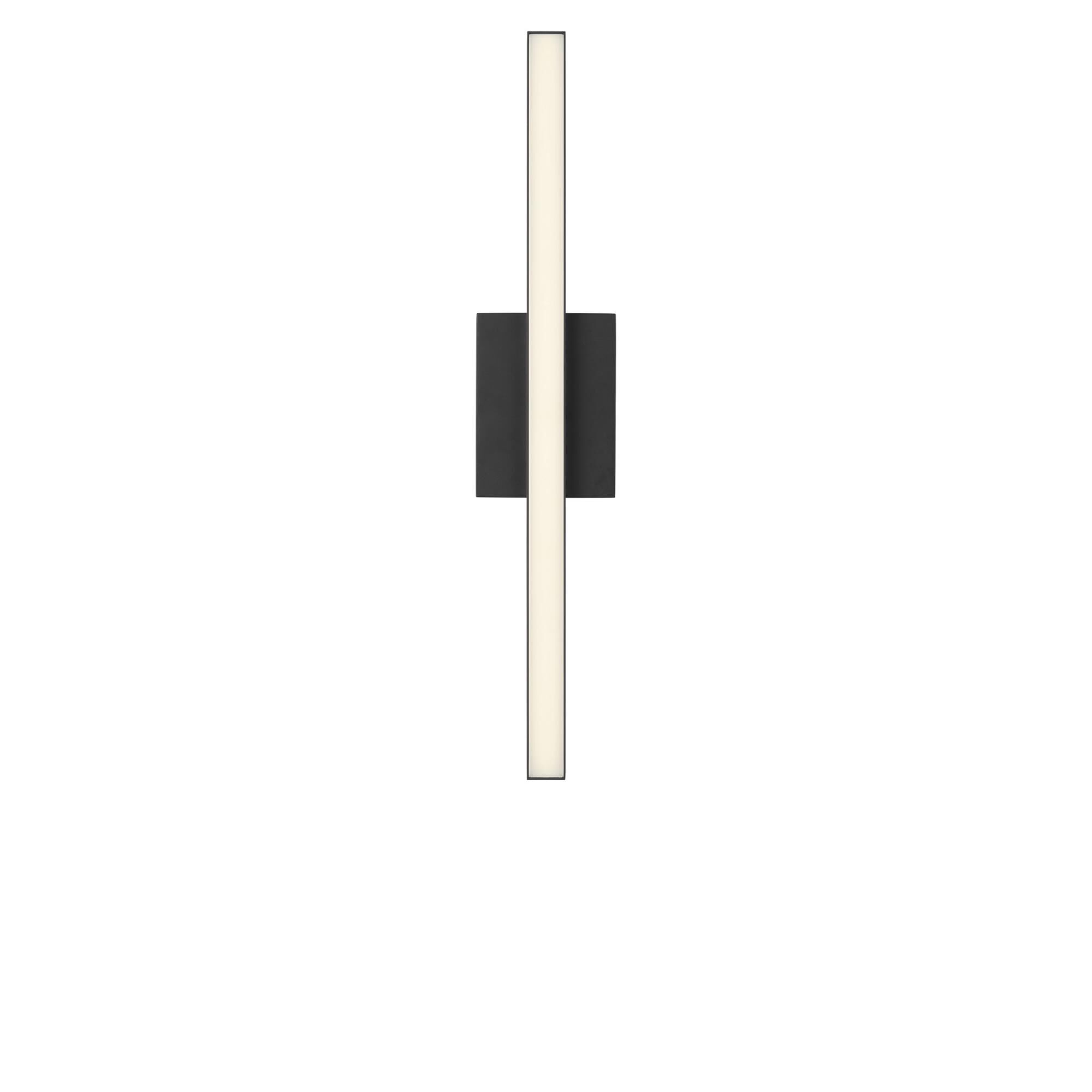 Shown in Midnight Black finish and White Polycarbonate shade