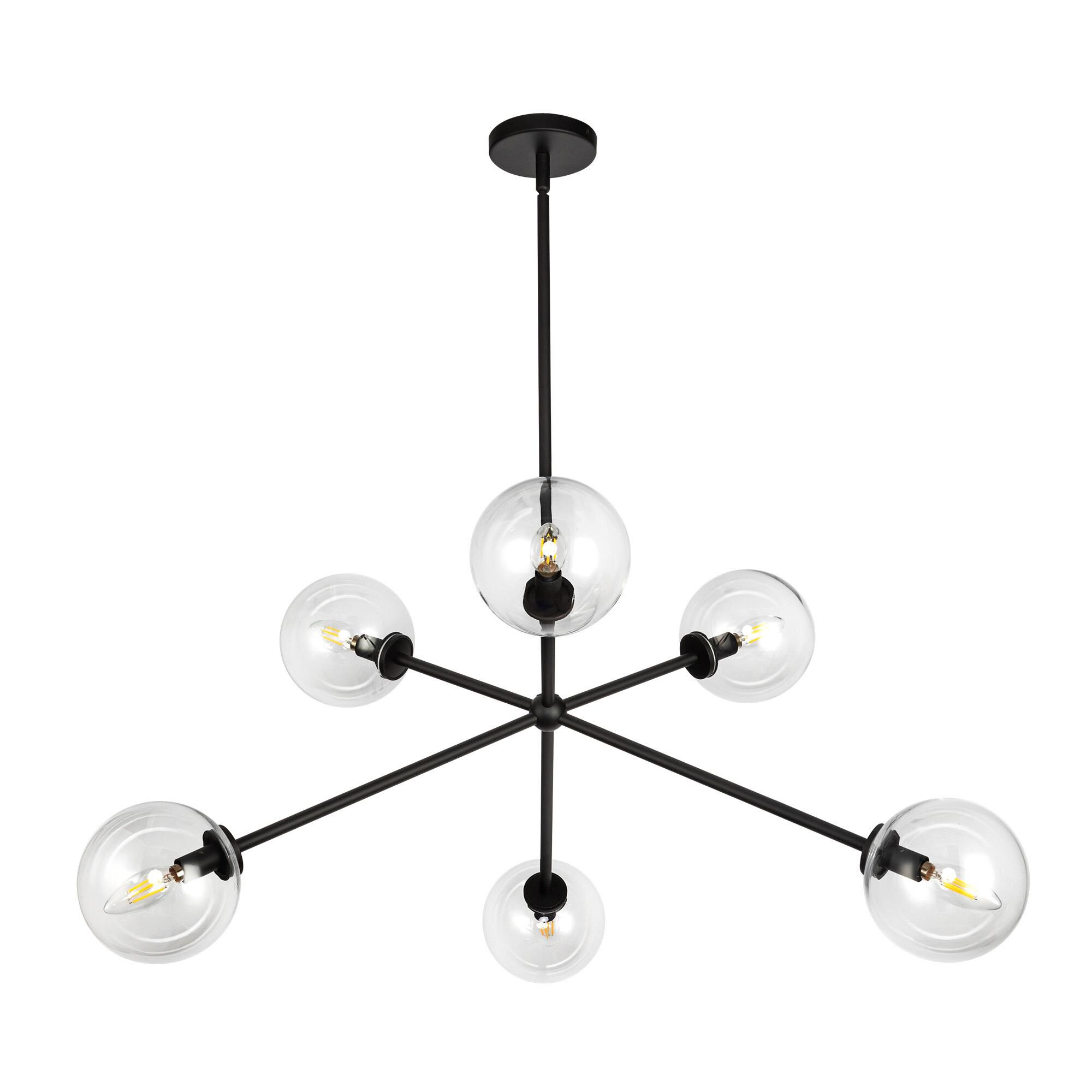 Cassia 40 Inch Chandelier by Alora Mood