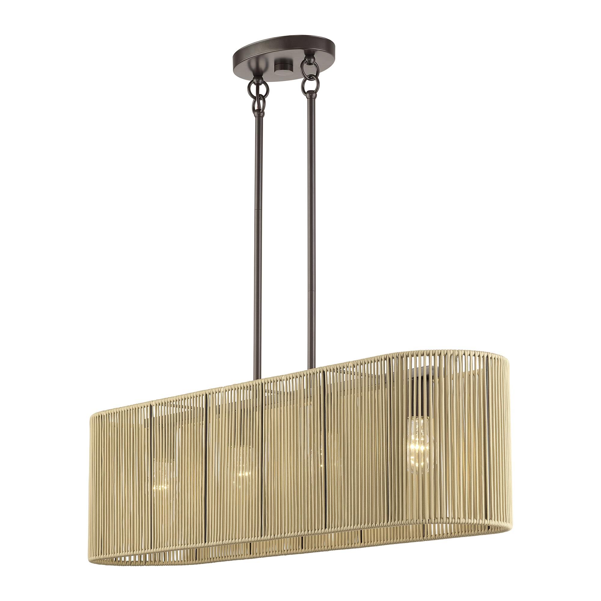 Goldiemesh 36 Inch Linear Suspension Light by Livex Lighting