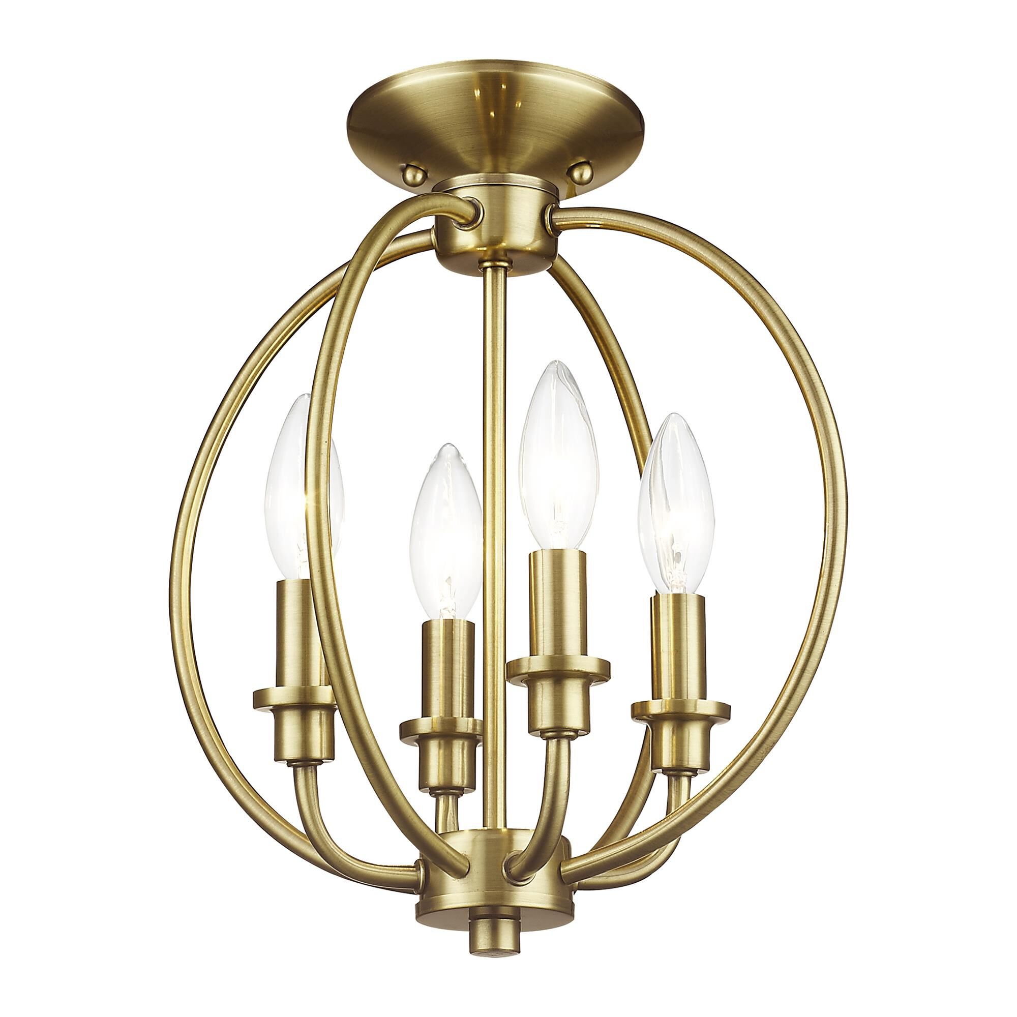 Shown in Antique Brass finish