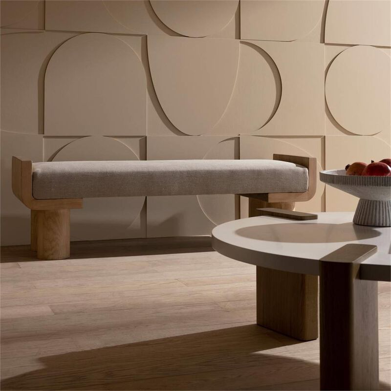 Wesley 64 Inch Bench by Arteriors