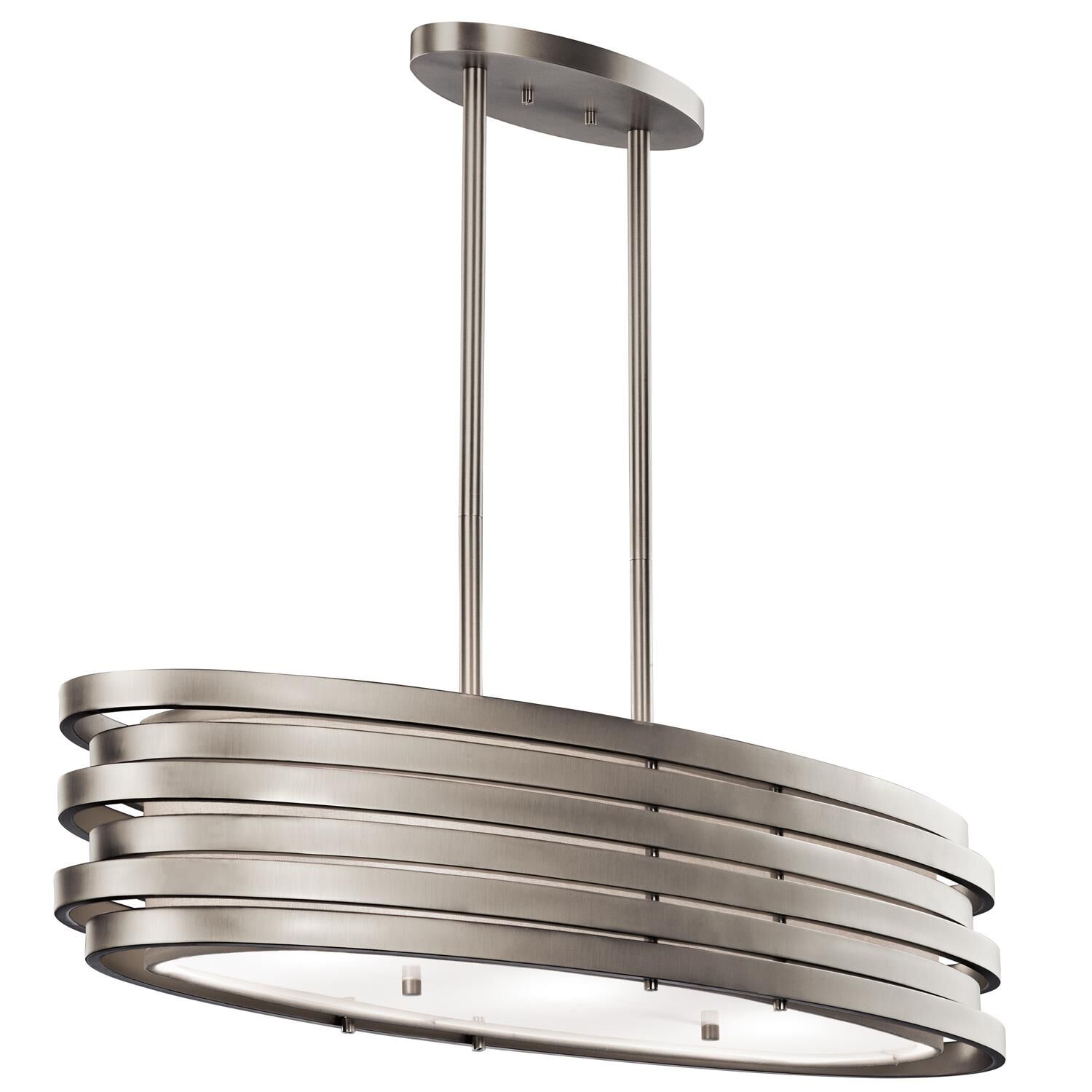 Roswell 37 Inch 3 Light Linear Suspension Light by Kichler Lighting