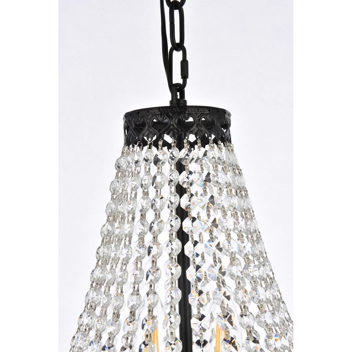 Valeria 14 Inch 5 Light Mini Chandelier by Elegant Lighting