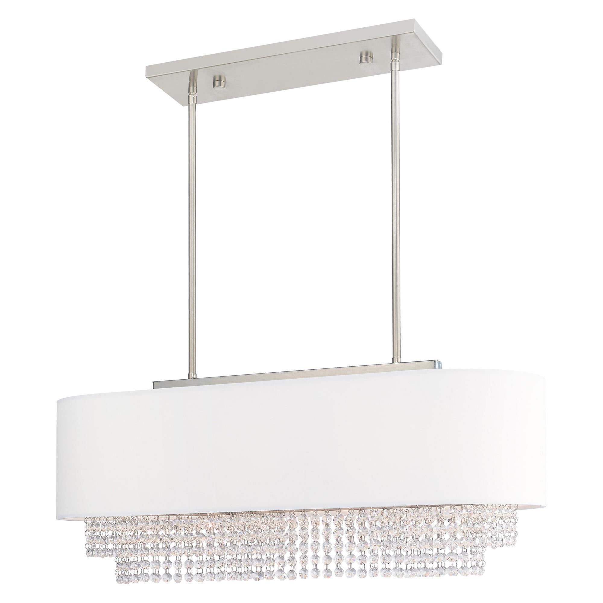 Carlisle 31 Inch 3 Light Linear Suspension Light by Livex Lighting