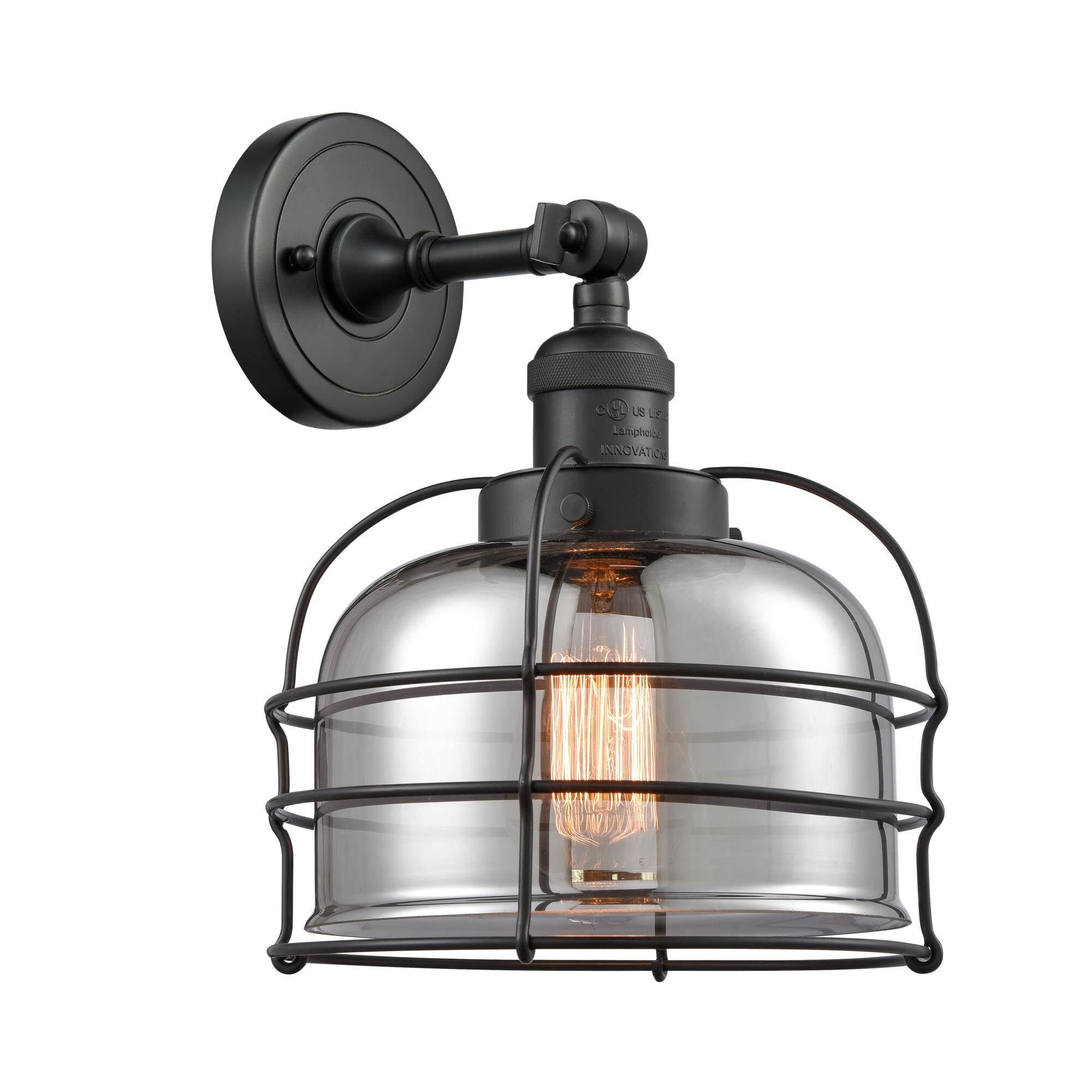 Innovations Lighting Bruno Marashlian Large Bell Cage 12 Inch Wall Sconce