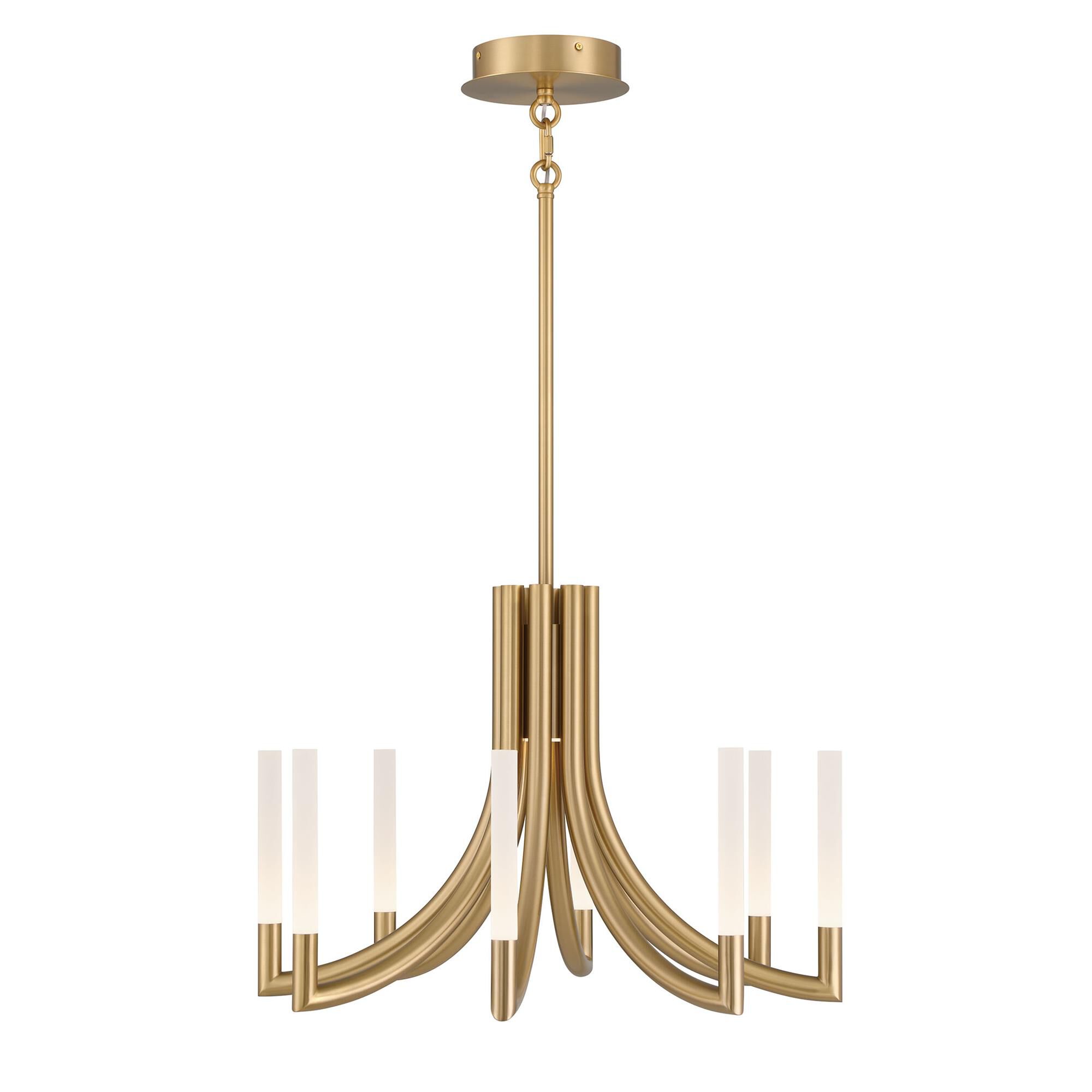Shown in Gold finish and Frosted Acrylic glass