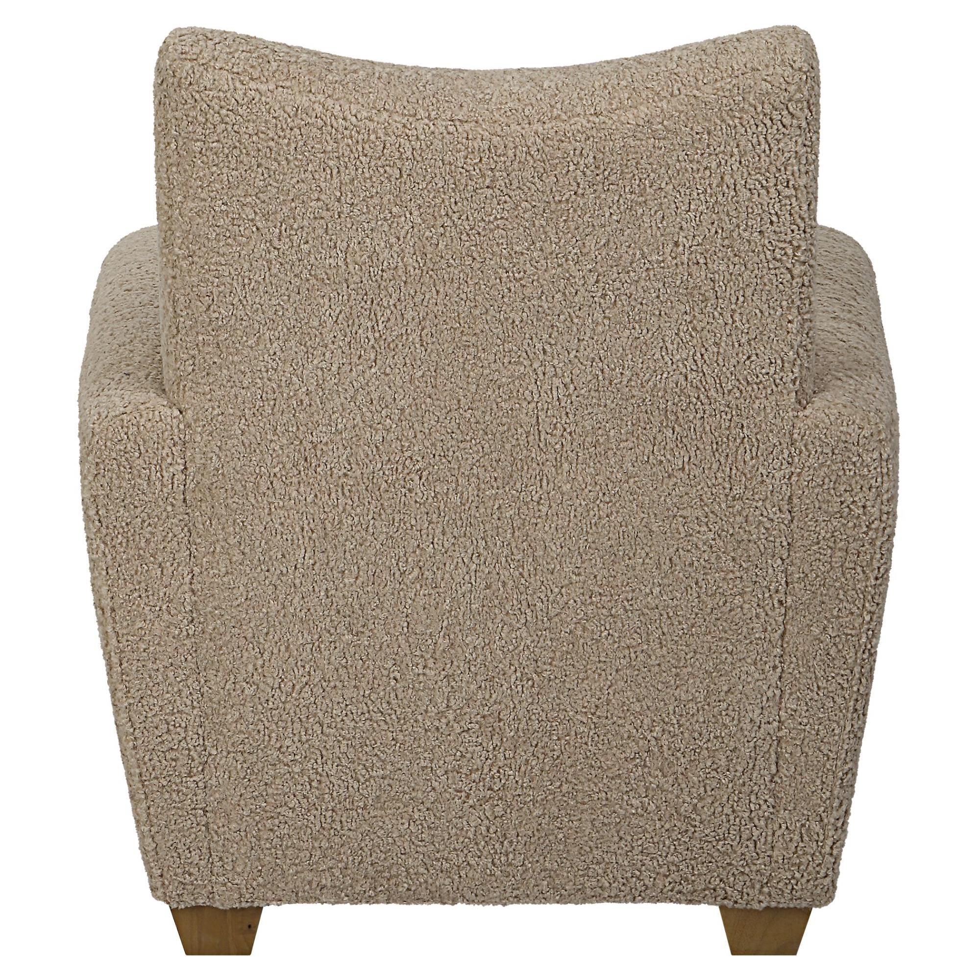 Shown in With Its Curved Track Arms And Supportive Back, This Cozy Accent Chair Is The Perfect Balance Of Com finish