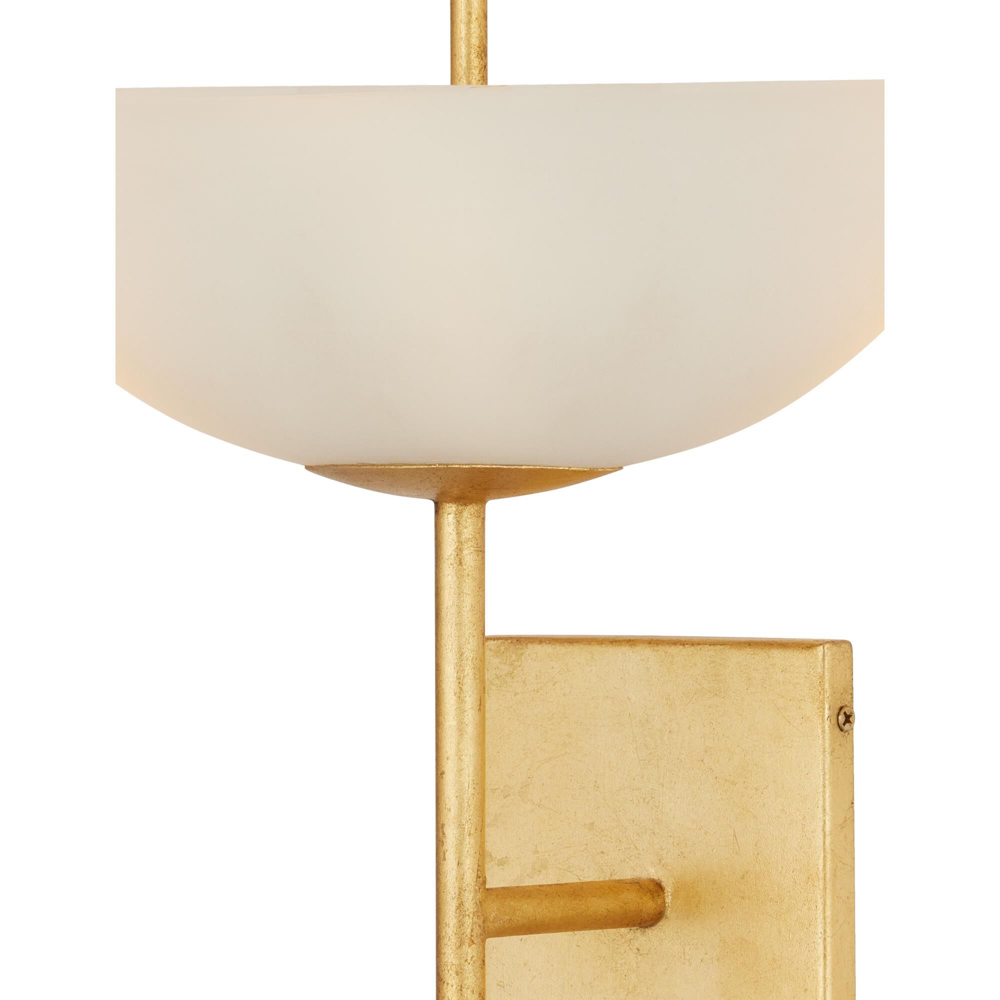 Shown in Contemporary Gold Leaf and White finish