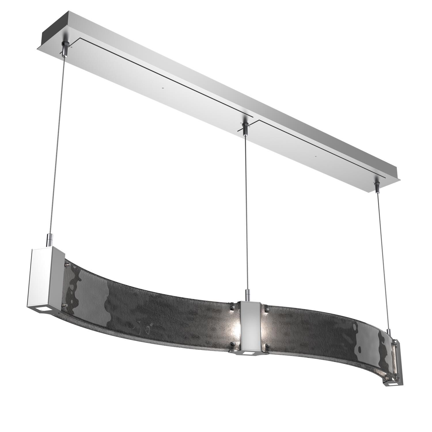 Shown in Classic Silver finish and Smoke Granite glass