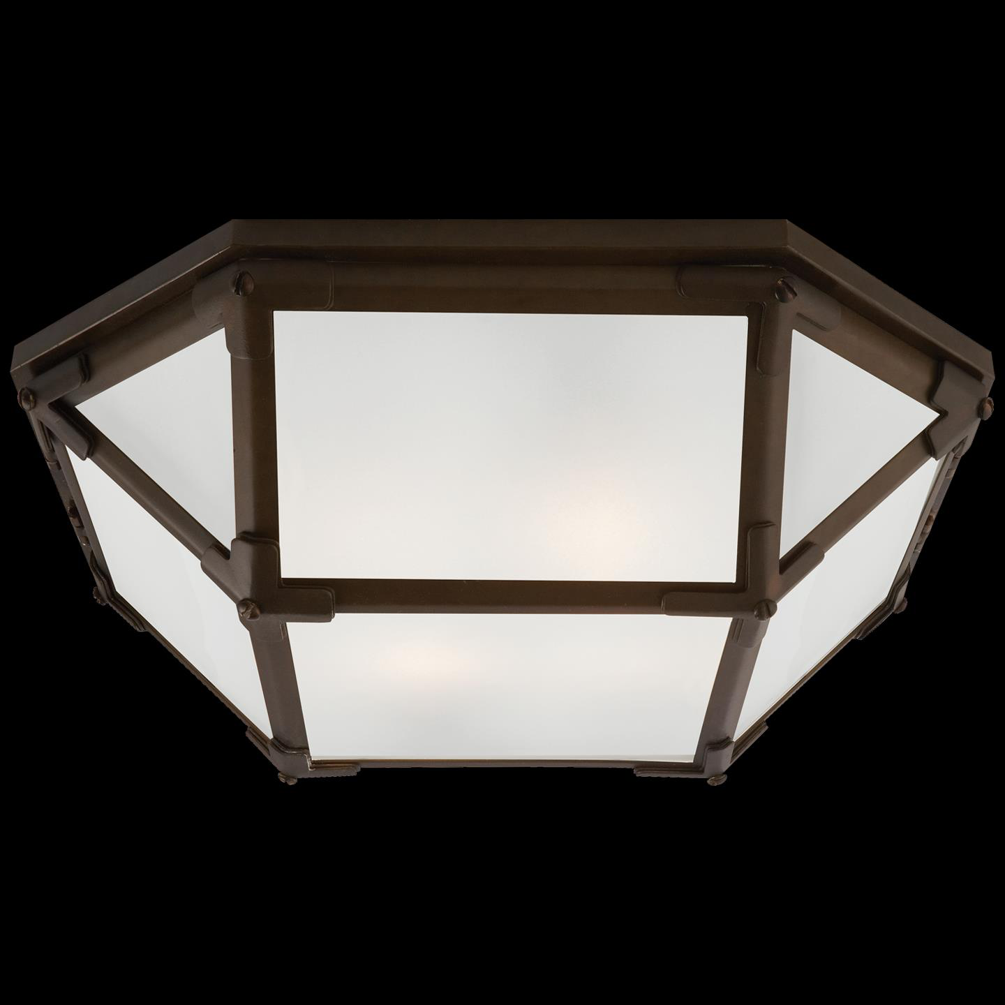 Suzanne Kasler Morris 15 Inch 2 Light Flush Mount by Visual Comfort Signature Collection