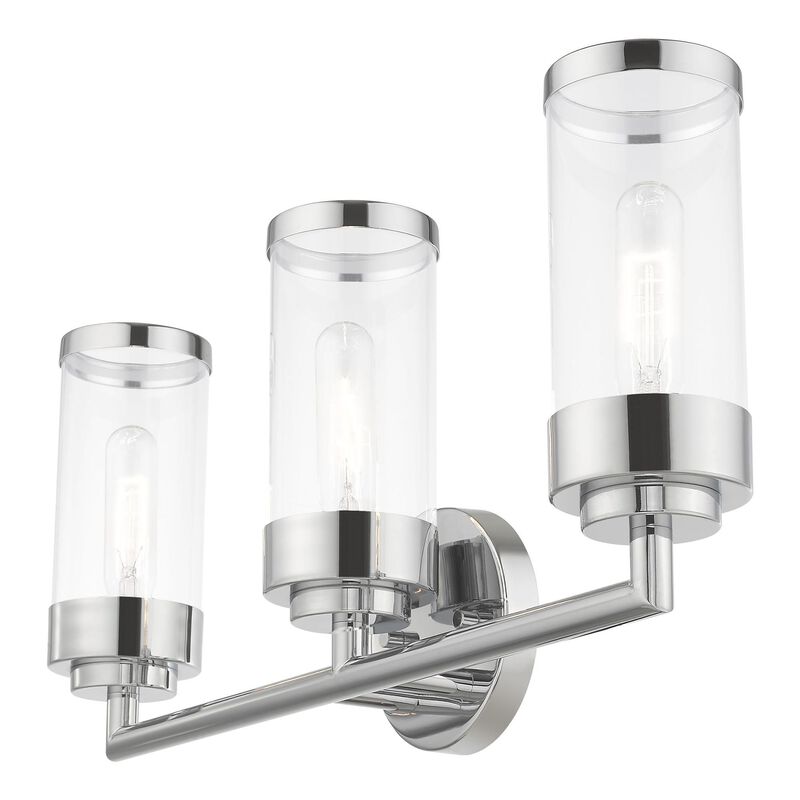 Hillcrest 23 Inch 3 Light Bath Vanity Light by Livex Lighting