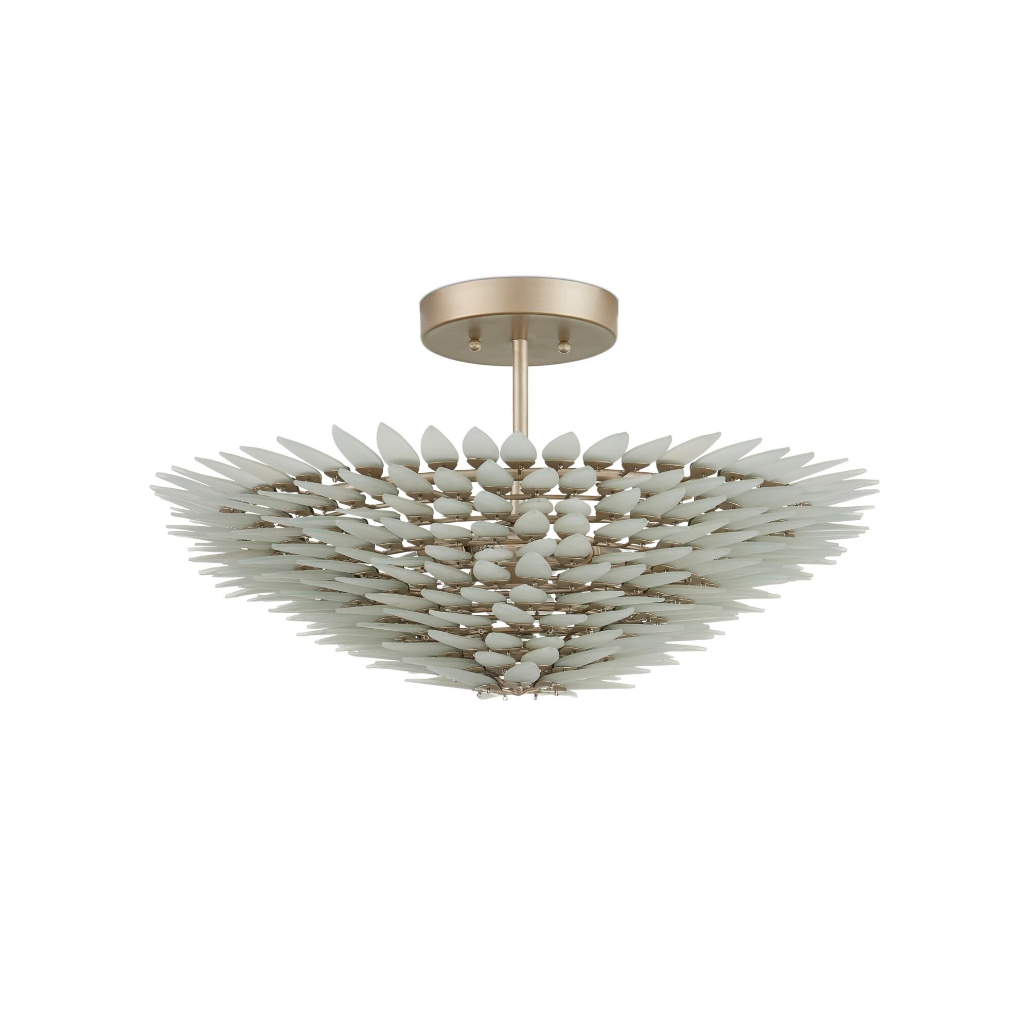 Shown in Frosted and Contemporary Silver finish