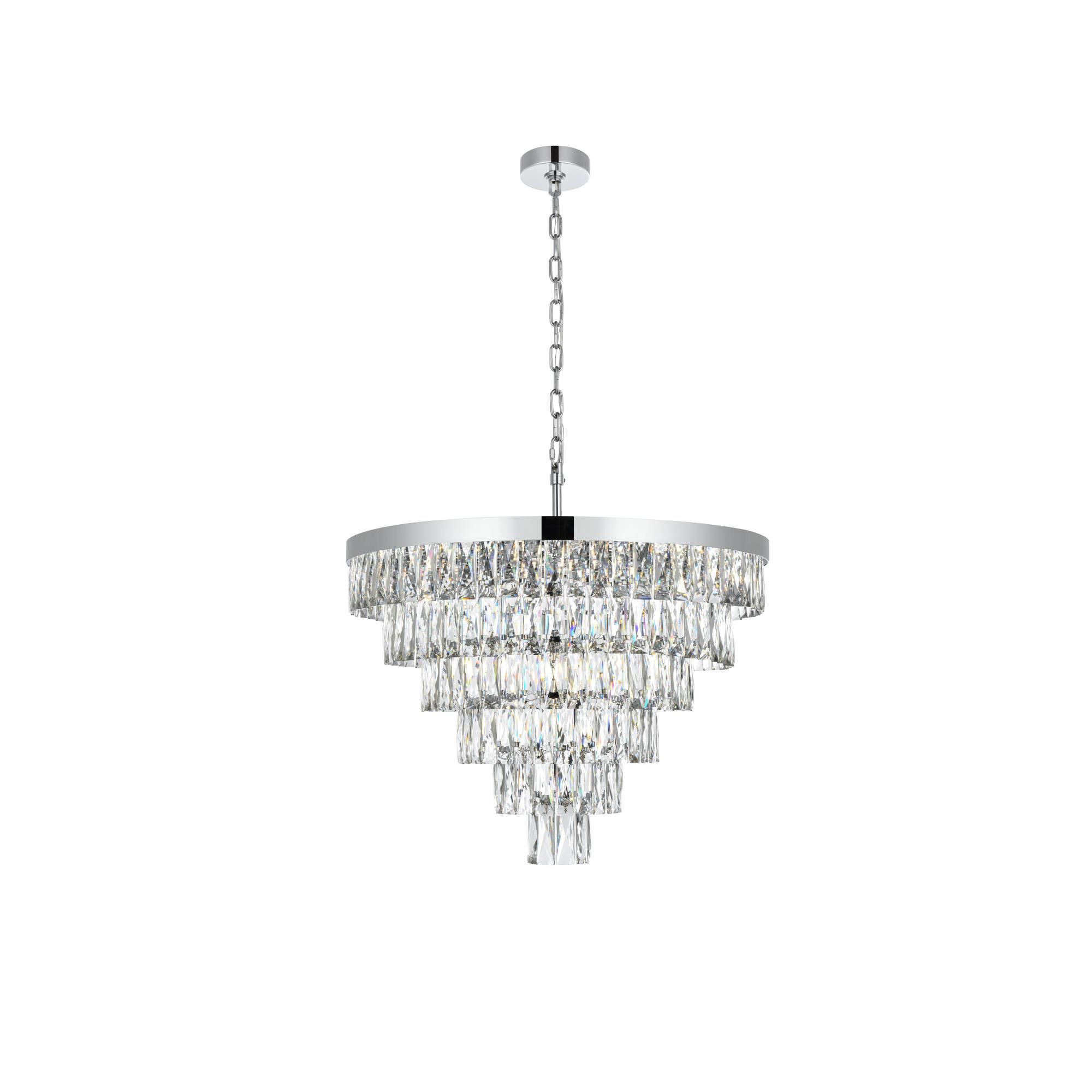 Josephine 28 Inch Chandelier by Elegant Lighting