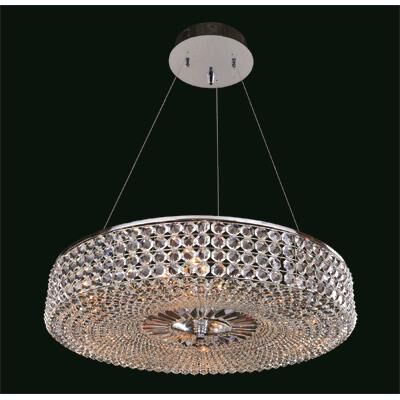 Shown in Chrome finish and Firenze Clear crystal