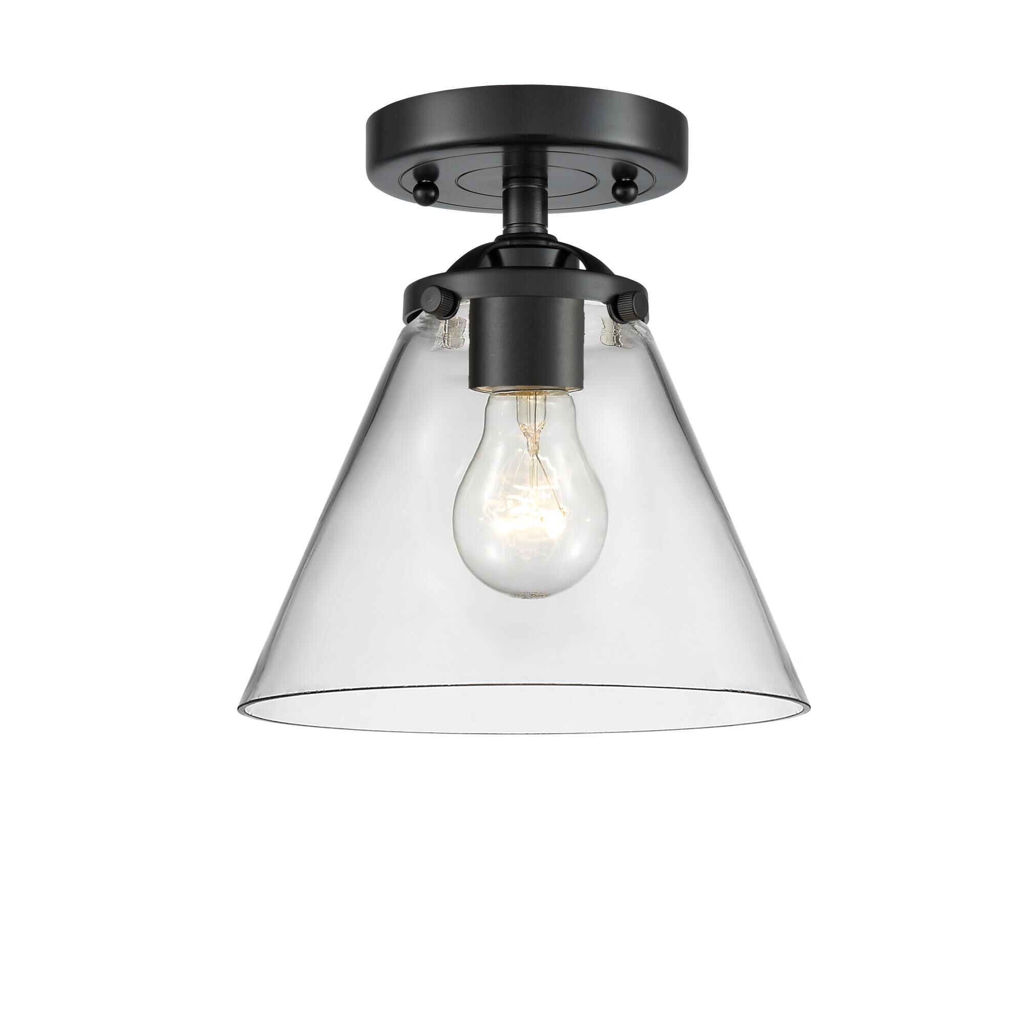 Bruno Marashlian Cone 7 Inch 1 Light Semi Flush Mount by Innovations Lighting