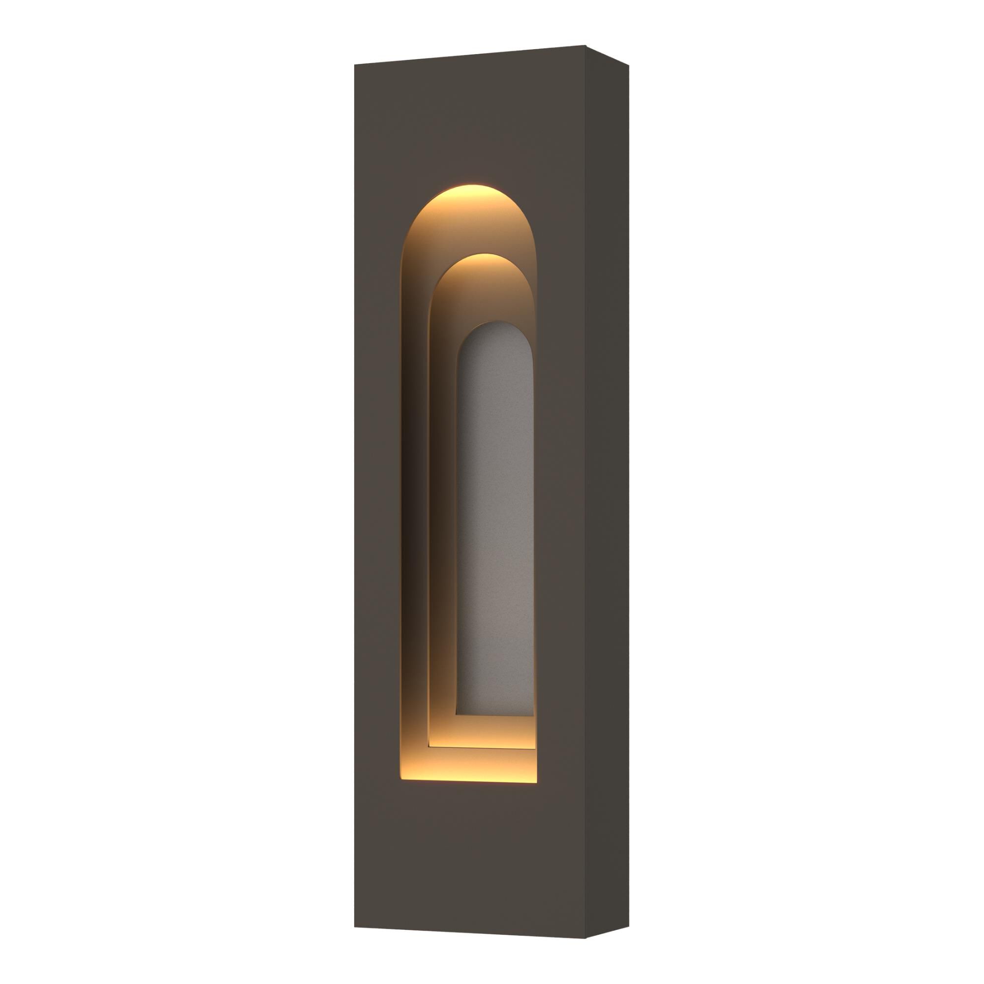 Procession 27 Inch Tall 2 Light Outdoor Wall Light by Hubbardton Forge