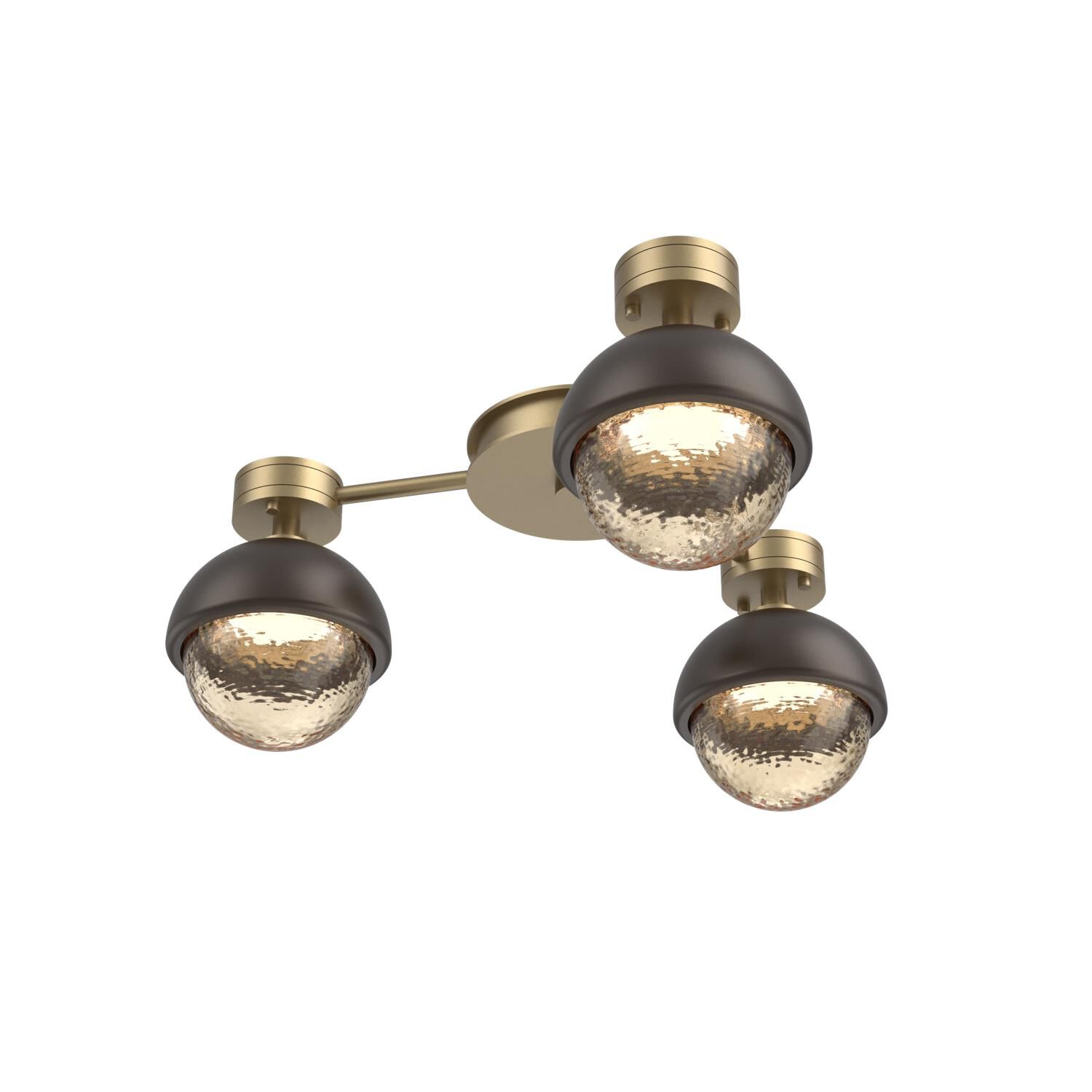 Levi Wilson Cabochon 23 Inch Flush Mount by Hammerton Studio