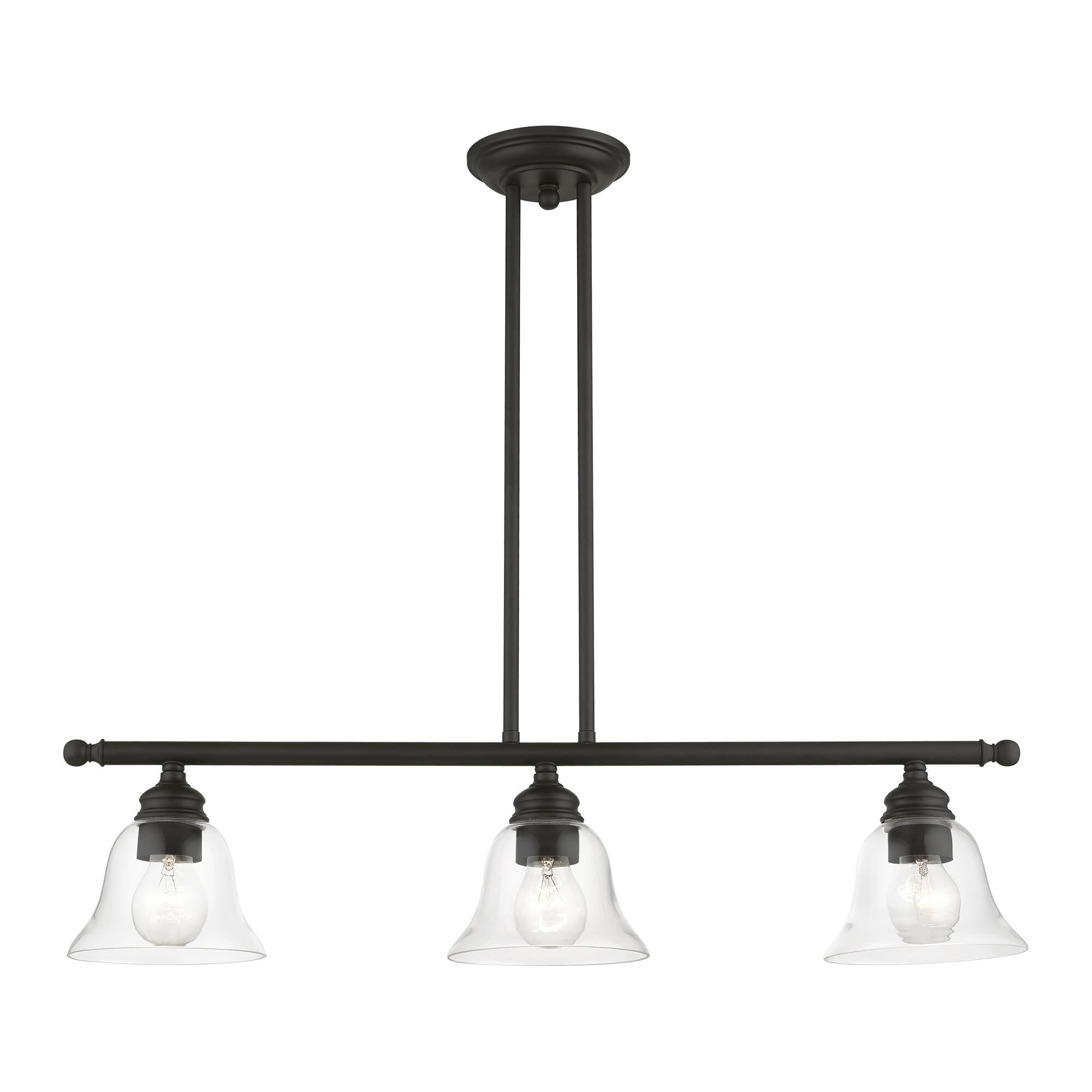 Moreland 30 Inch 3 Light Linear Suspension Light by Livex Lighting