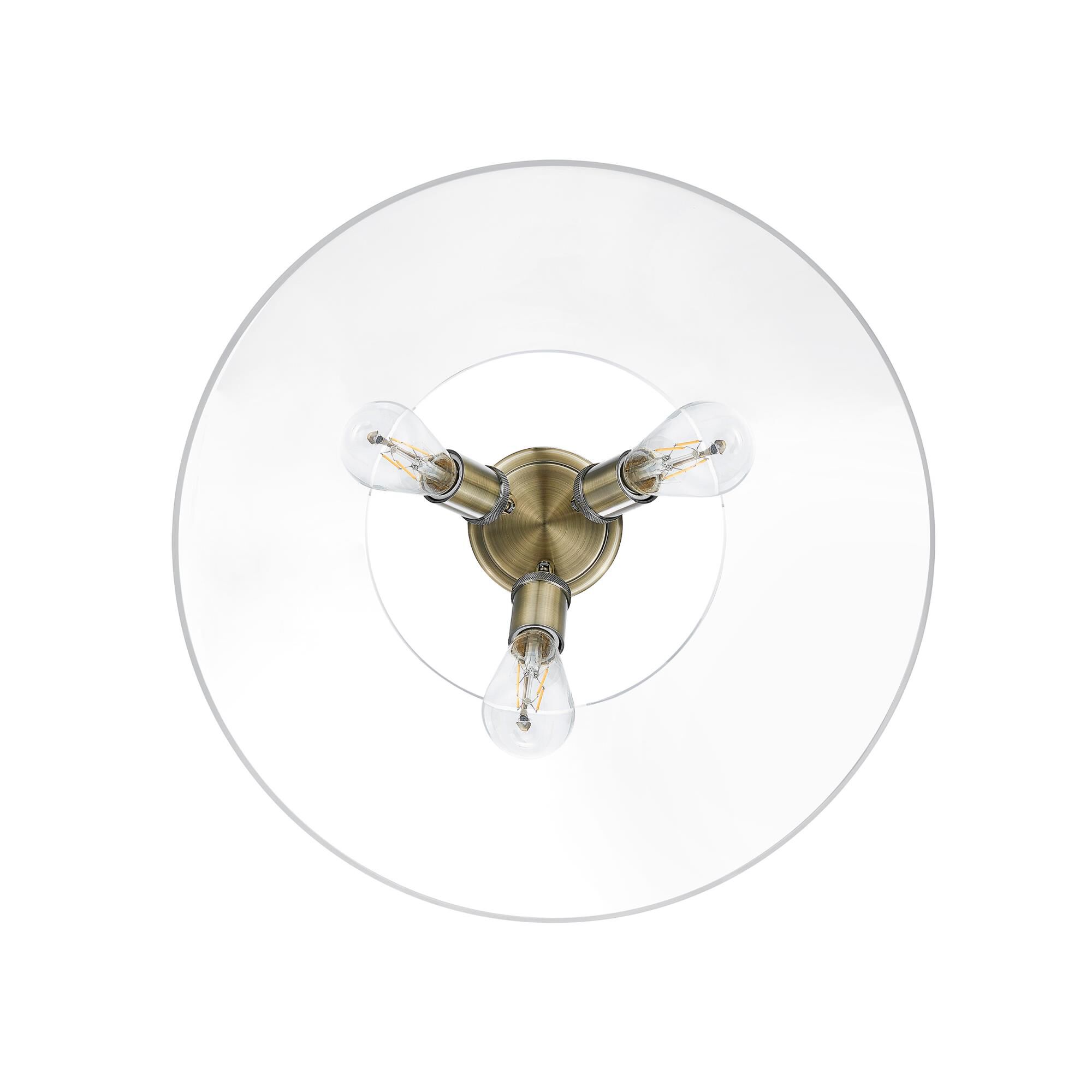 Orwell 19 Inch Semi Flush Mount by Golden Lighting