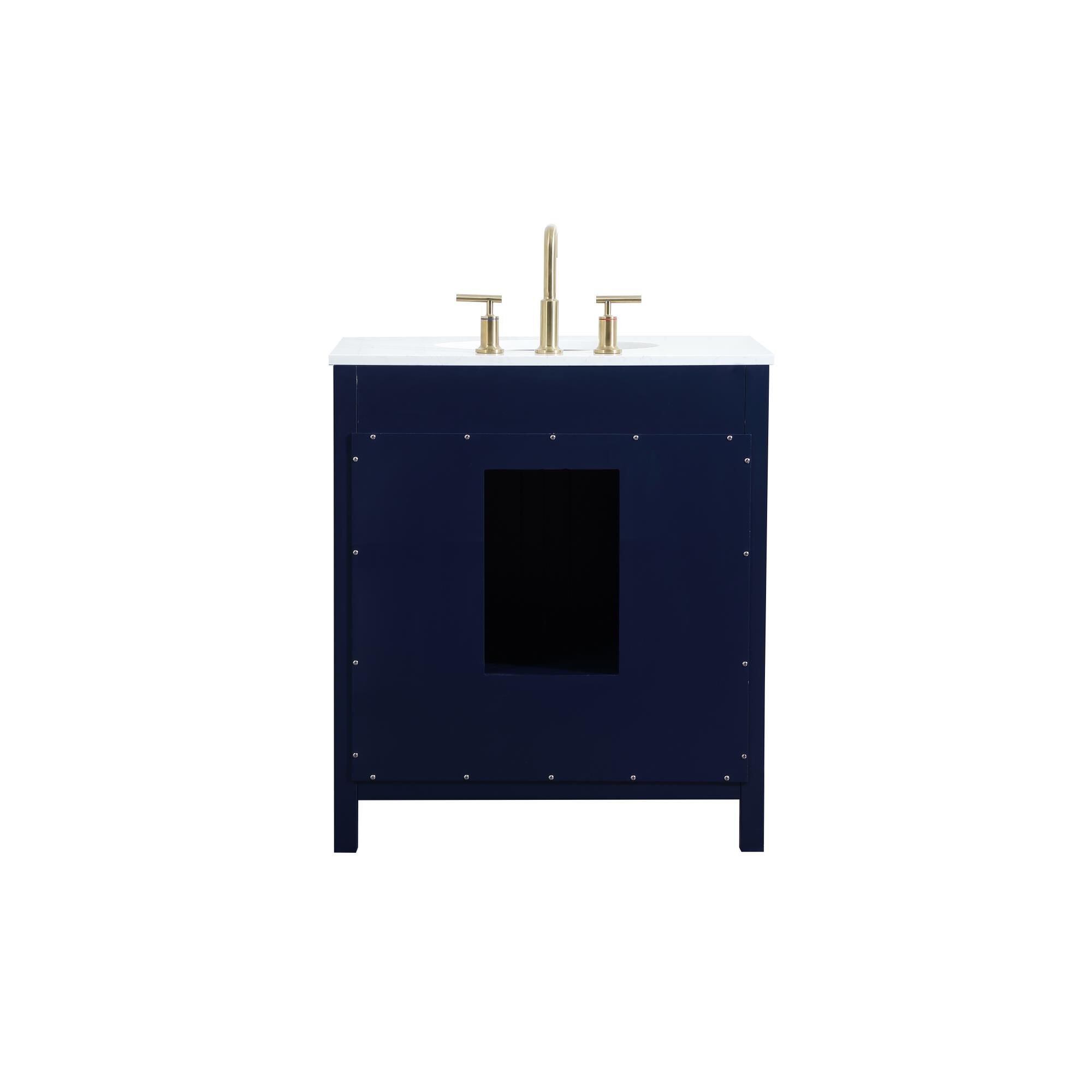 Shown in Blue finish