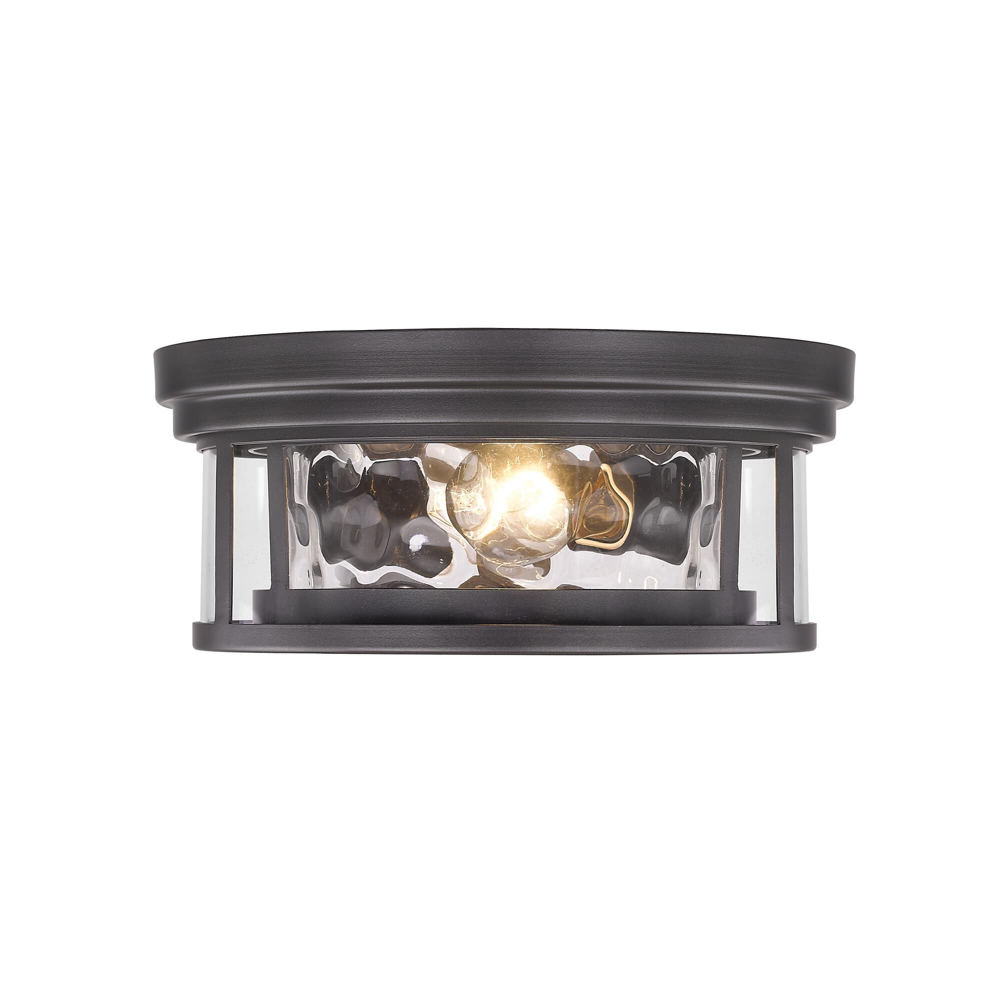 Shown in Bronze finish and Glass shade