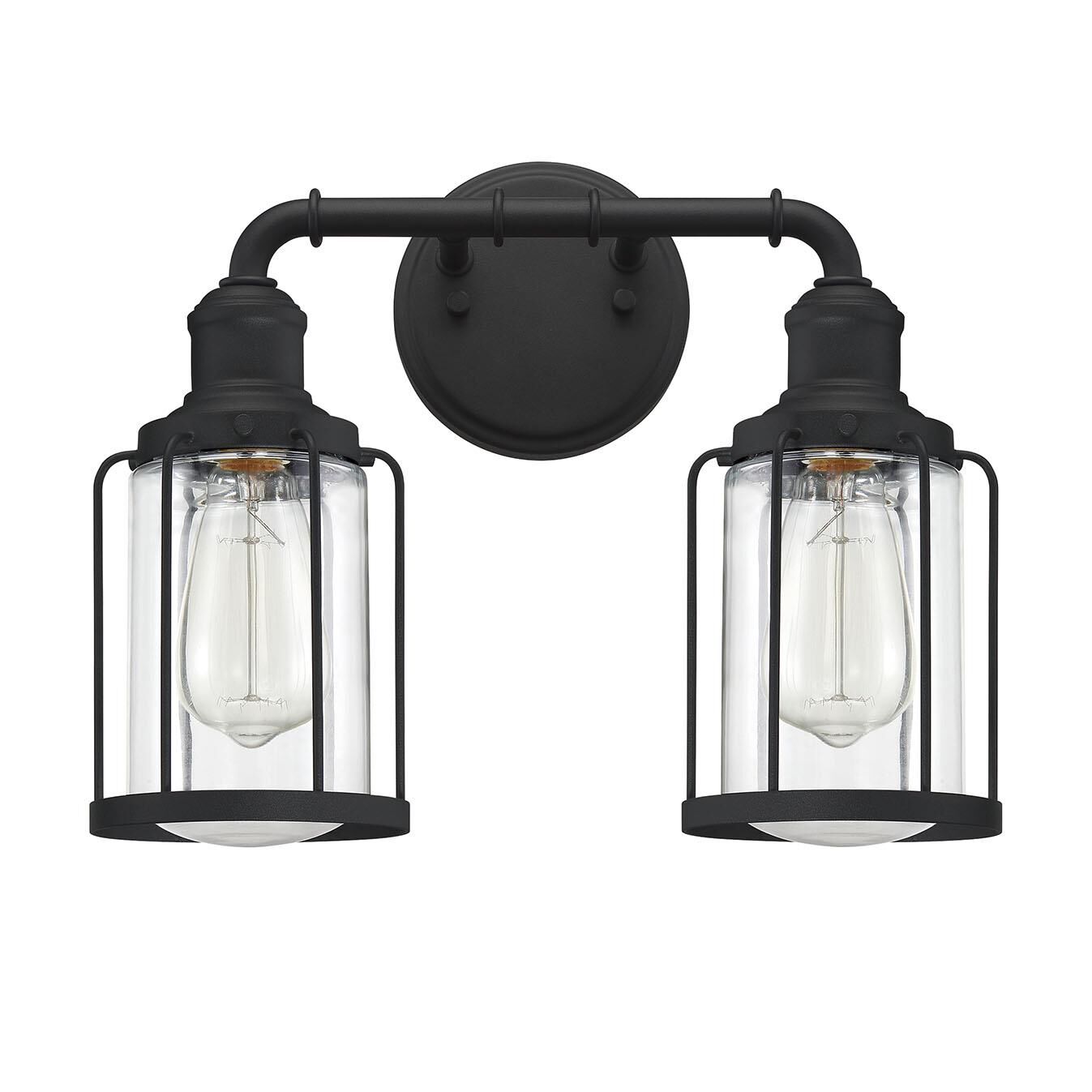 Ludlow 14 Inch 2 Light Bath Vanity Light by Quoizel