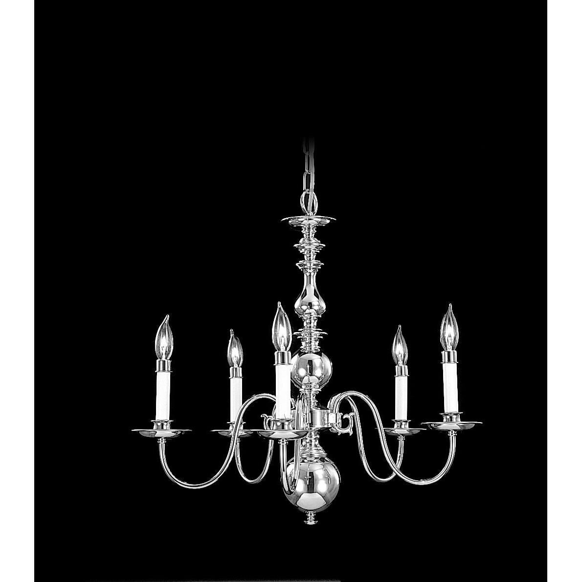 Jamestown 24 Inch 5 Light Chandelier by Framburg