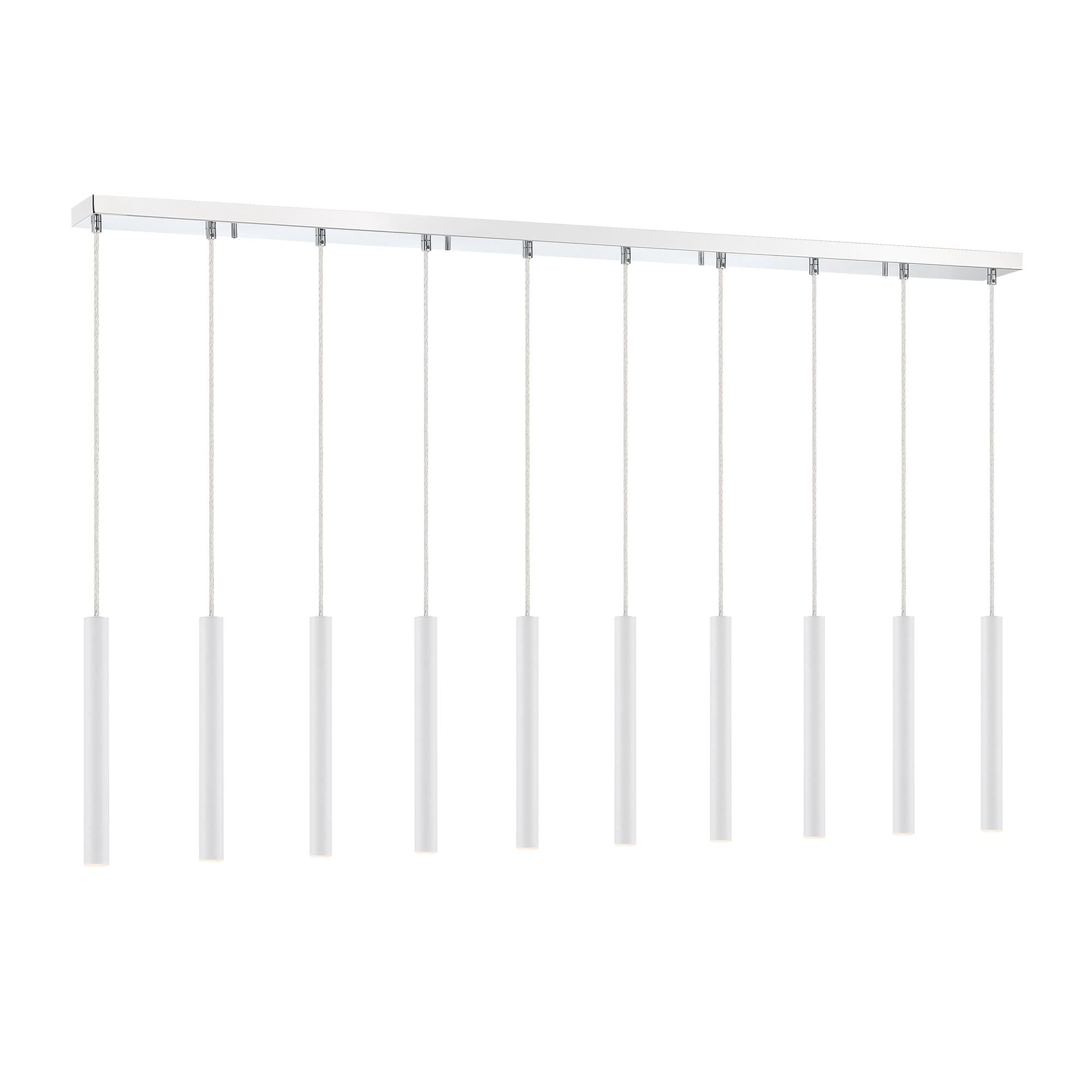 Shown in Chrome finish and Steel glass and Steel shade