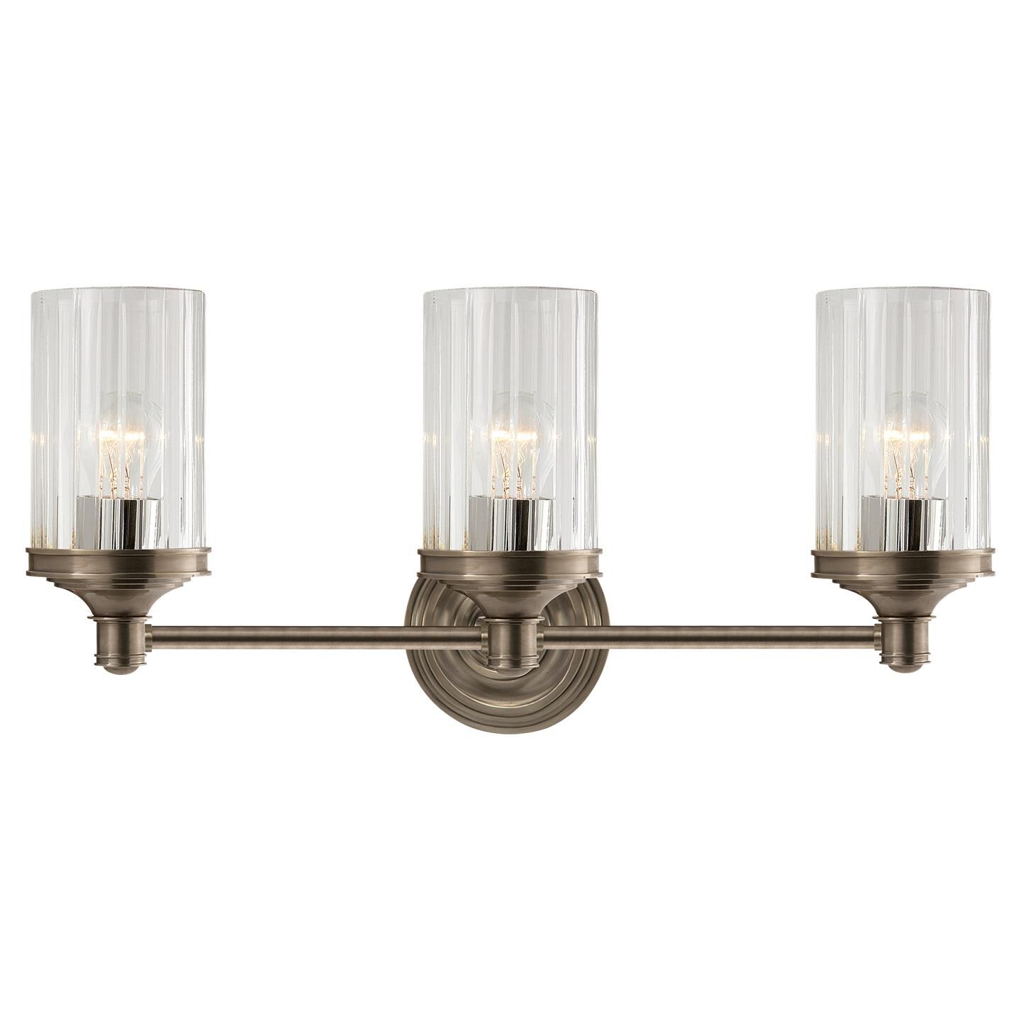 Alexa Hampton Ava 20 Inch 3 Light Bath Vanity Light by Visual Comfort Signature Collection