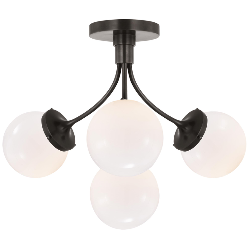 kate spade new york Prescott Semi Flush Mount by Visual Comfort Signature Collection
