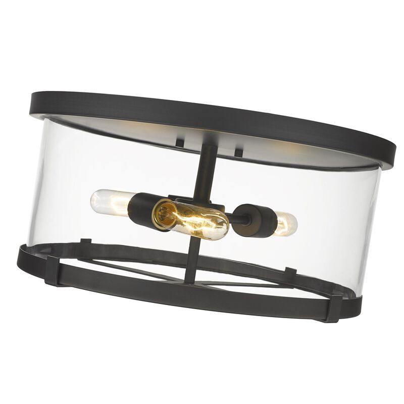 Callista 16 Inch 3 Light Flush Mount by Z-Lite