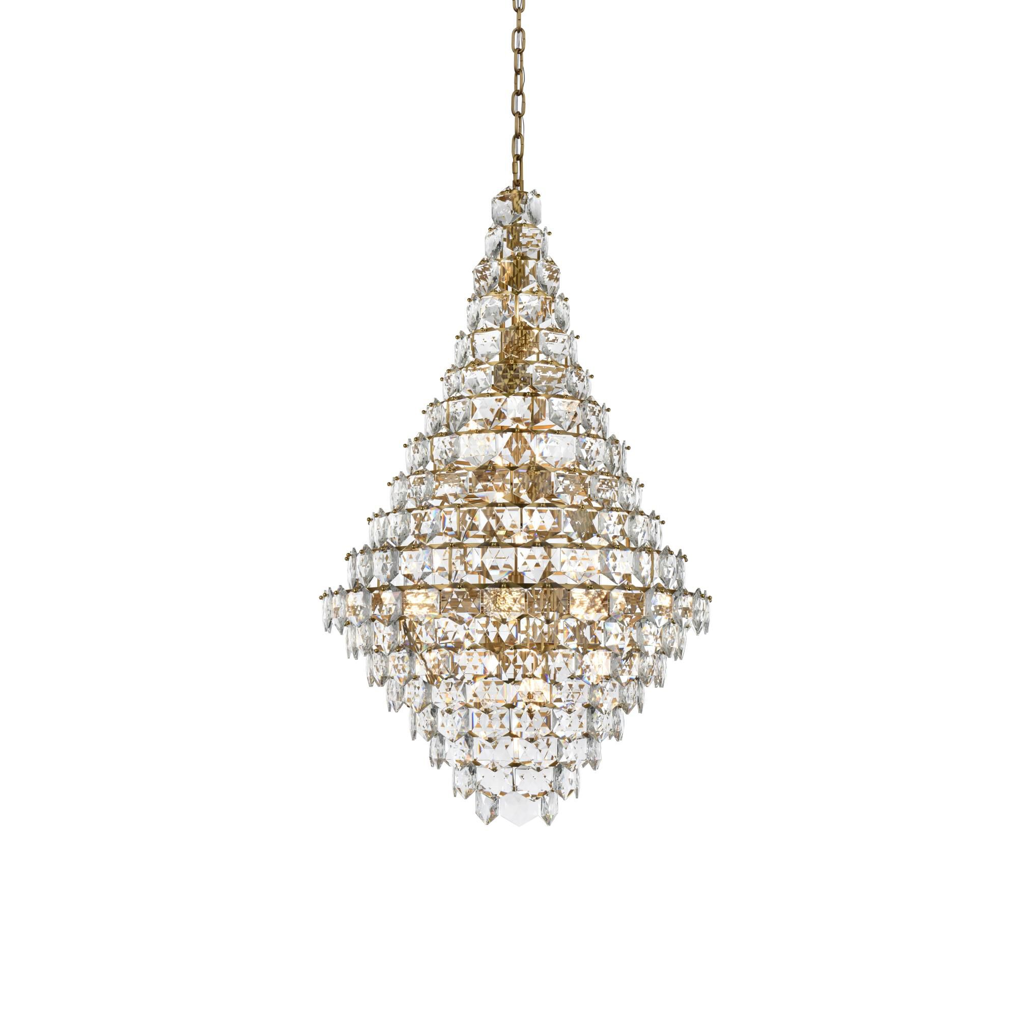 Adaline 36 Inch Chandelier by Elegant Lighting