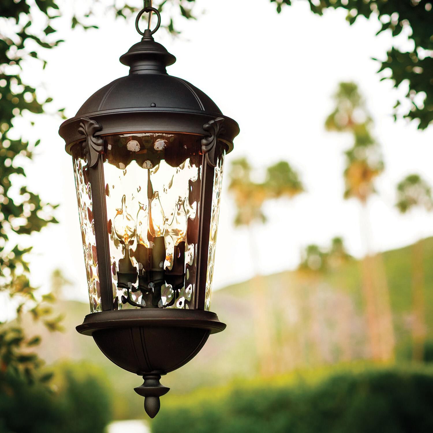 Windsor 28 Inch Tall 4 Light Outdoor Hanging Lantern by Hinkley Lighting
