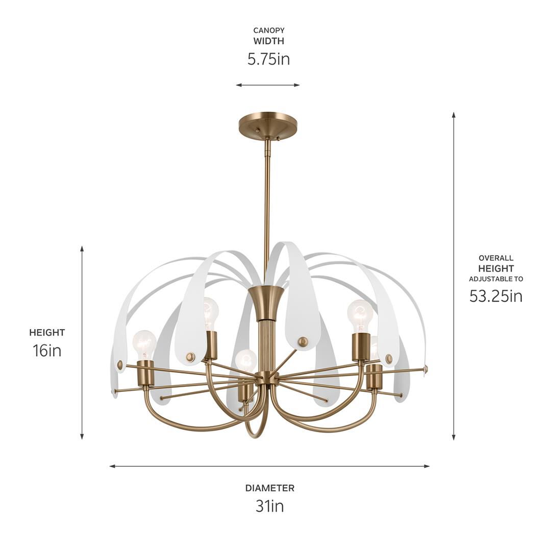 Shown in Champagne Bronze finish