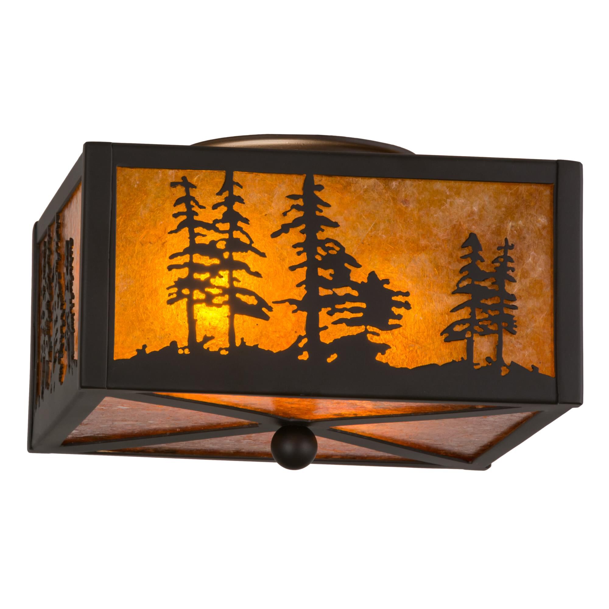 14 Inch 2 Light Flush Mount by Meyda Lighting