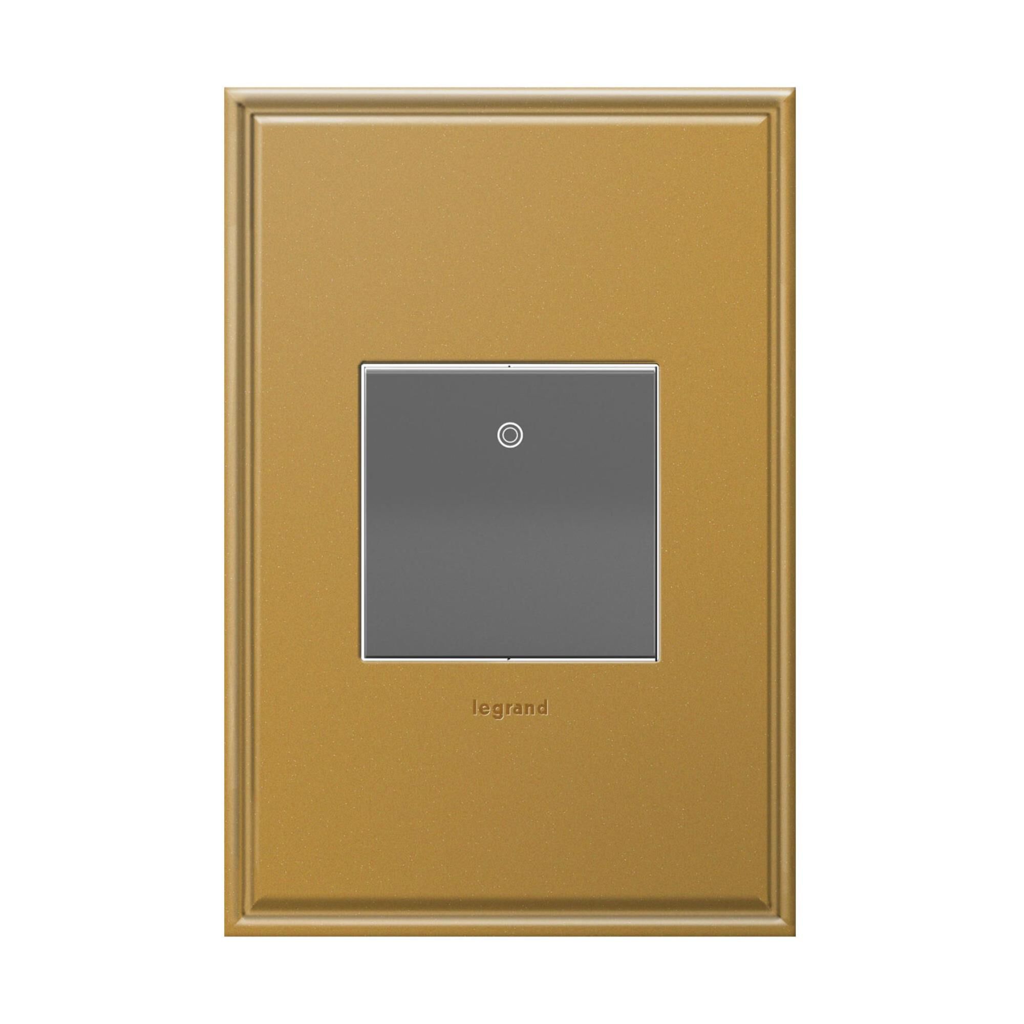 Adorne Cast Metals 1 Gang Wall Plate by Legrand