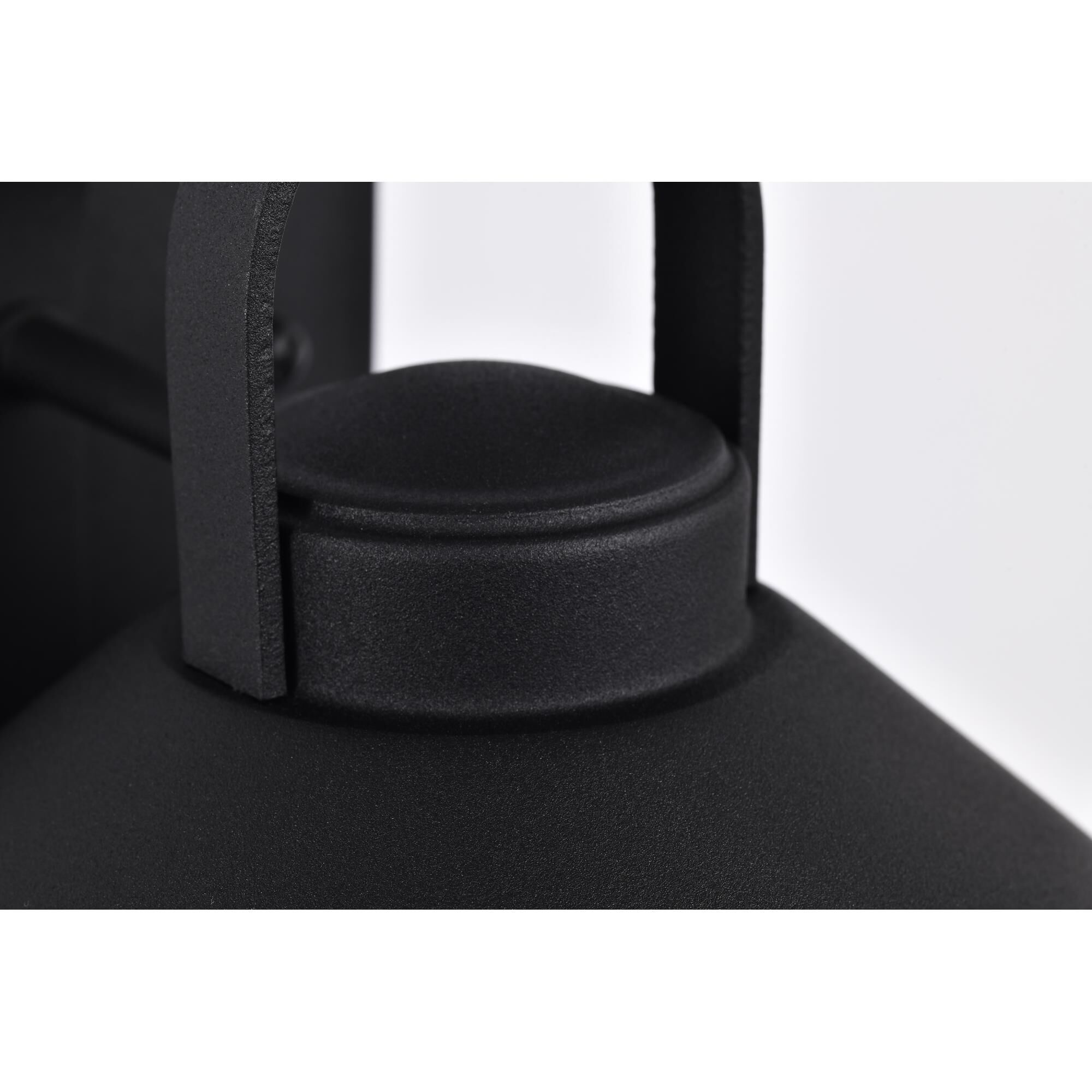 Shown in Black finish and Clear Seeded glass