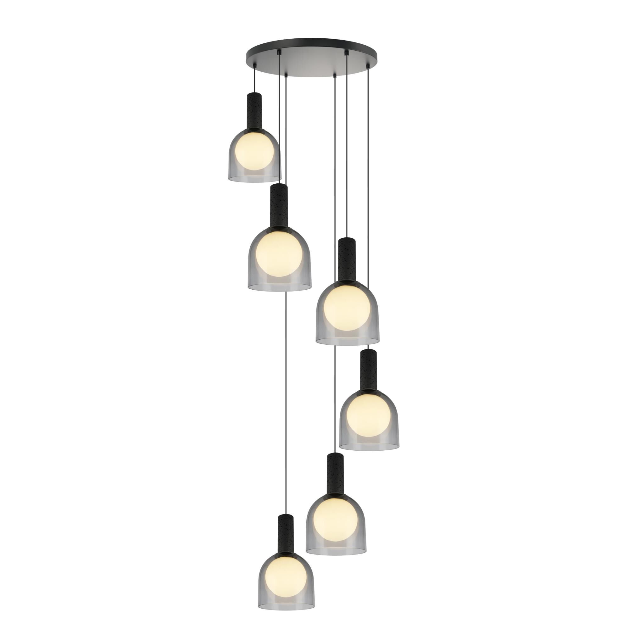 Juna 25 Inch Multi Light Pendant by Artcraft