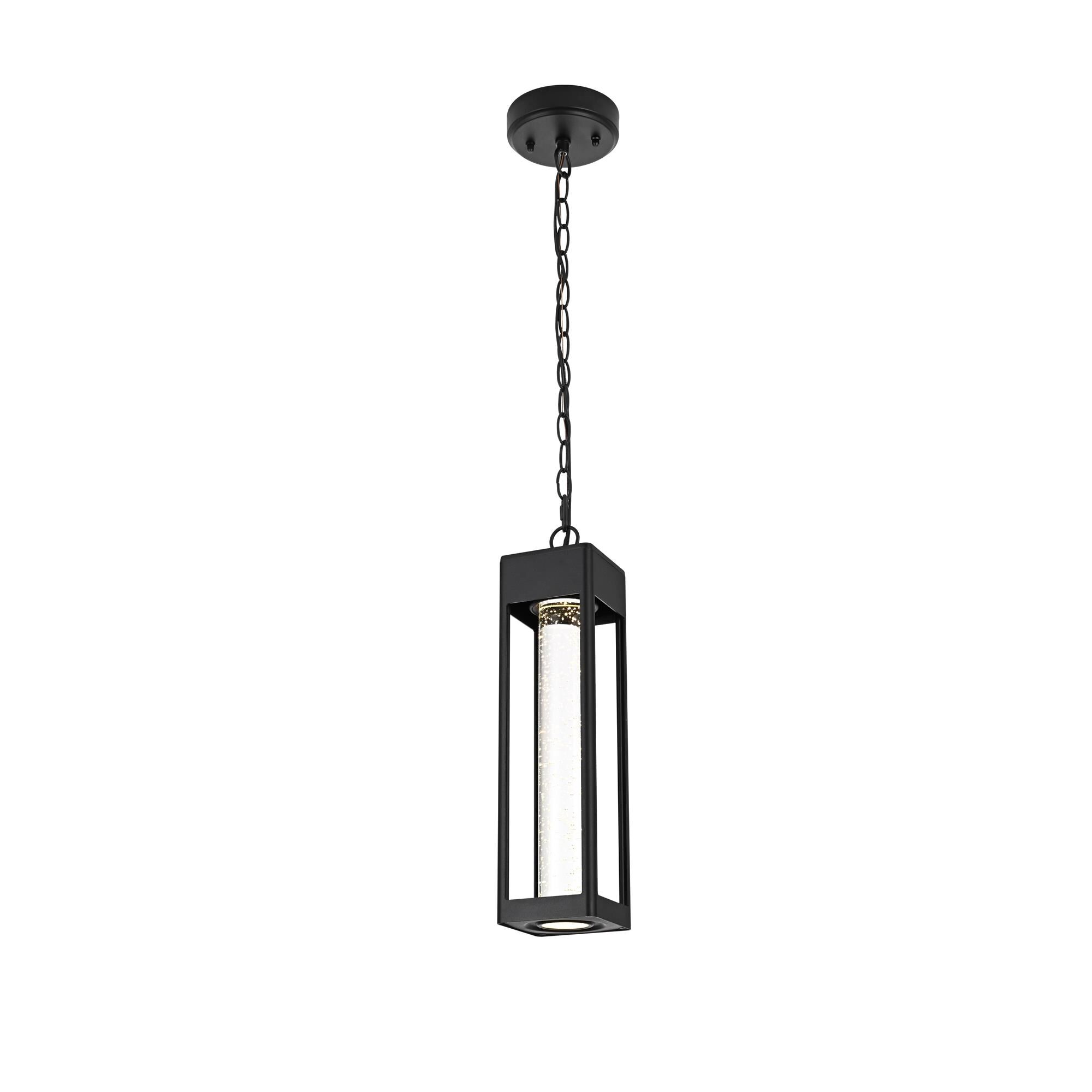 Shown in Black finish and Clear glass