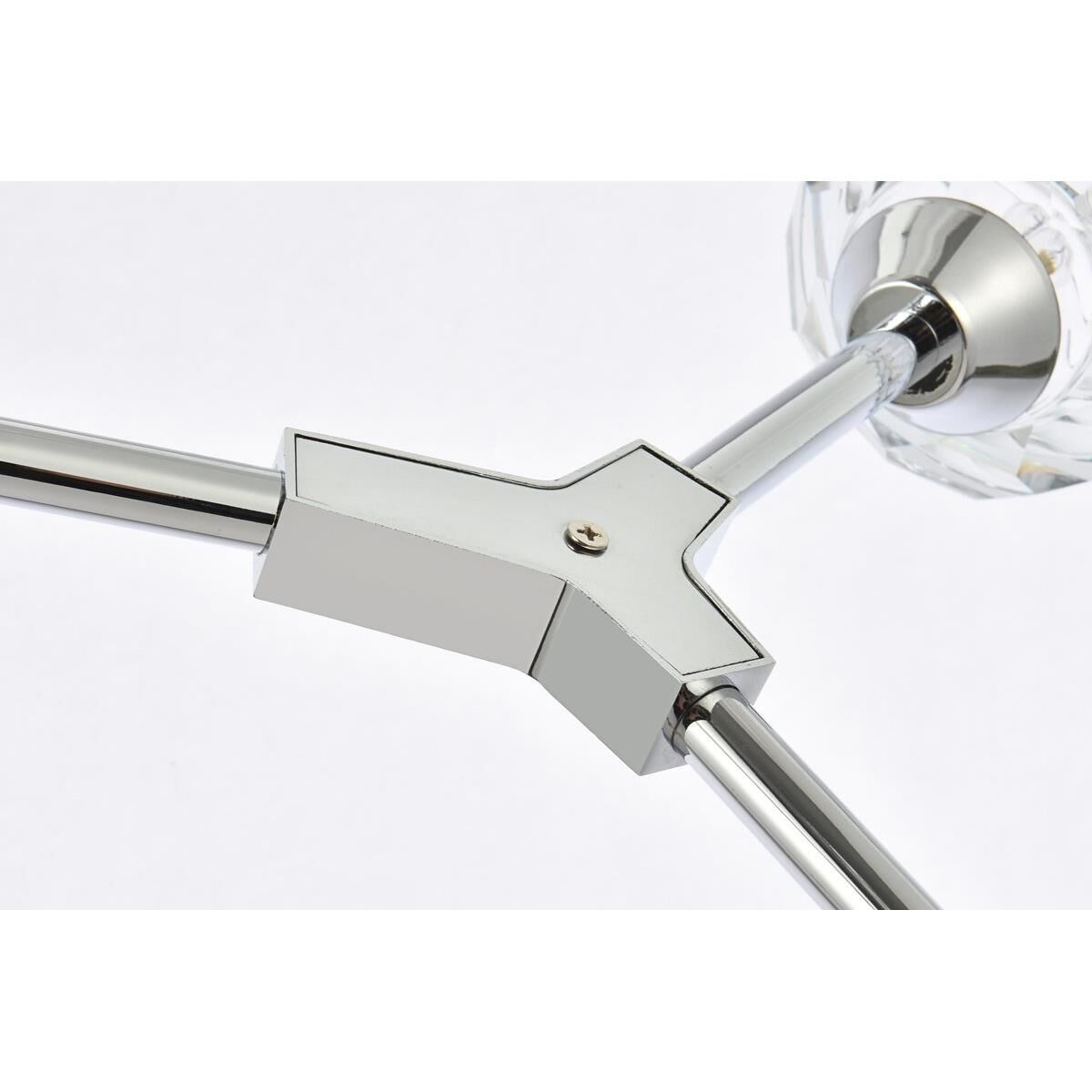 Shown in Chrome  finish and RC Clear crystal and Clear glass