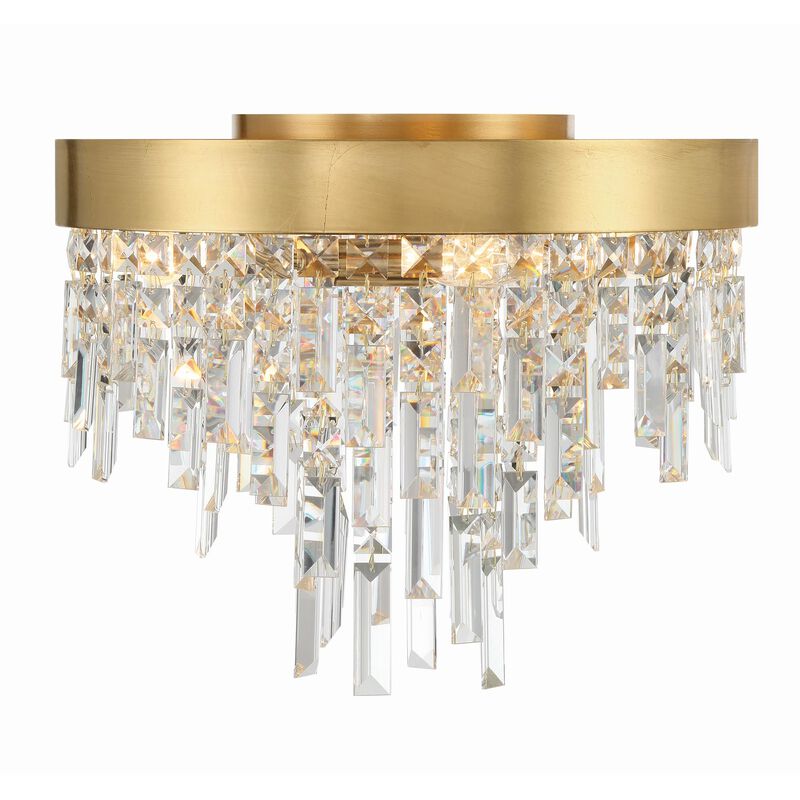 Winfield 16 Inch Flush Mount by Crystorama