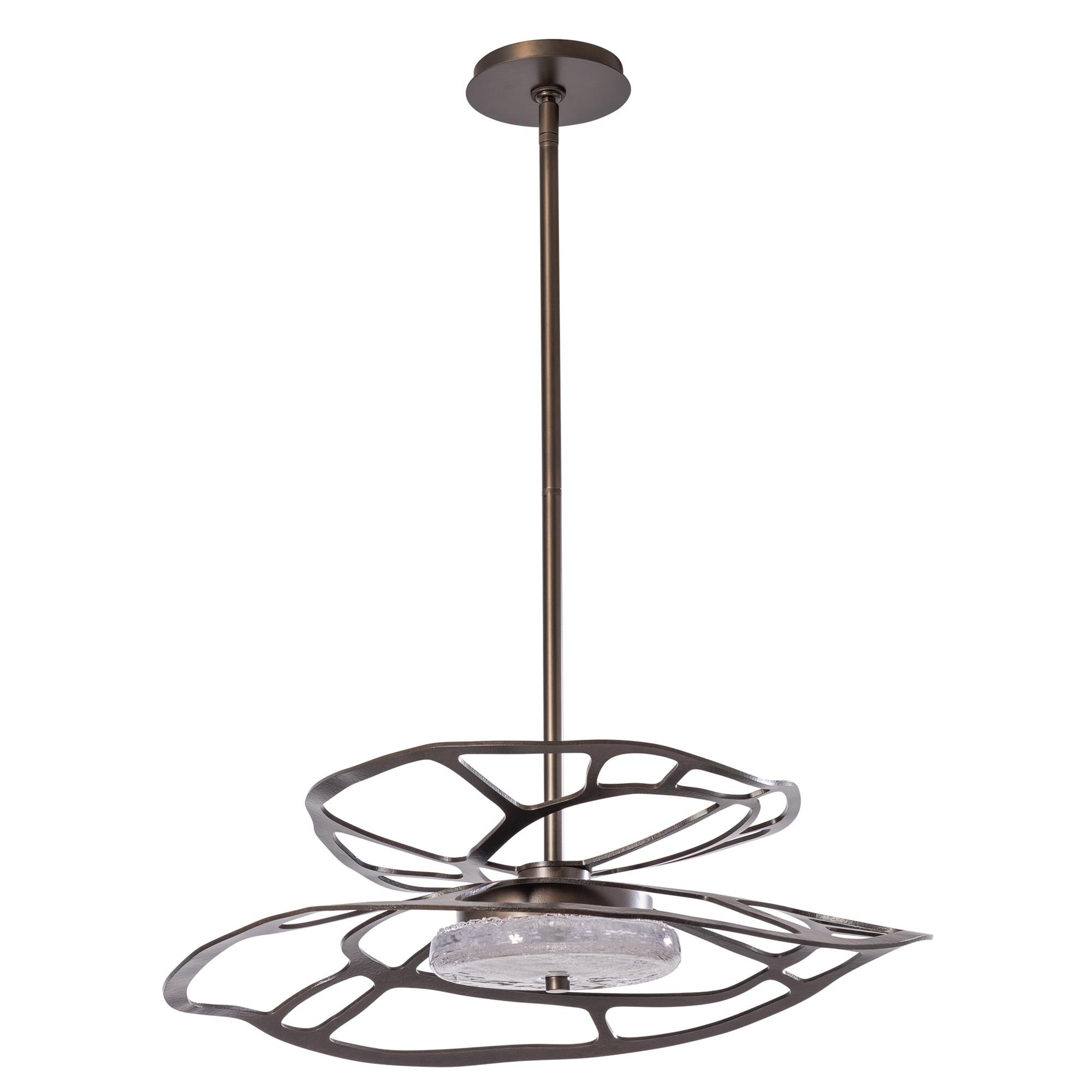 Shown in Dark Smoke finish and Clear glass
