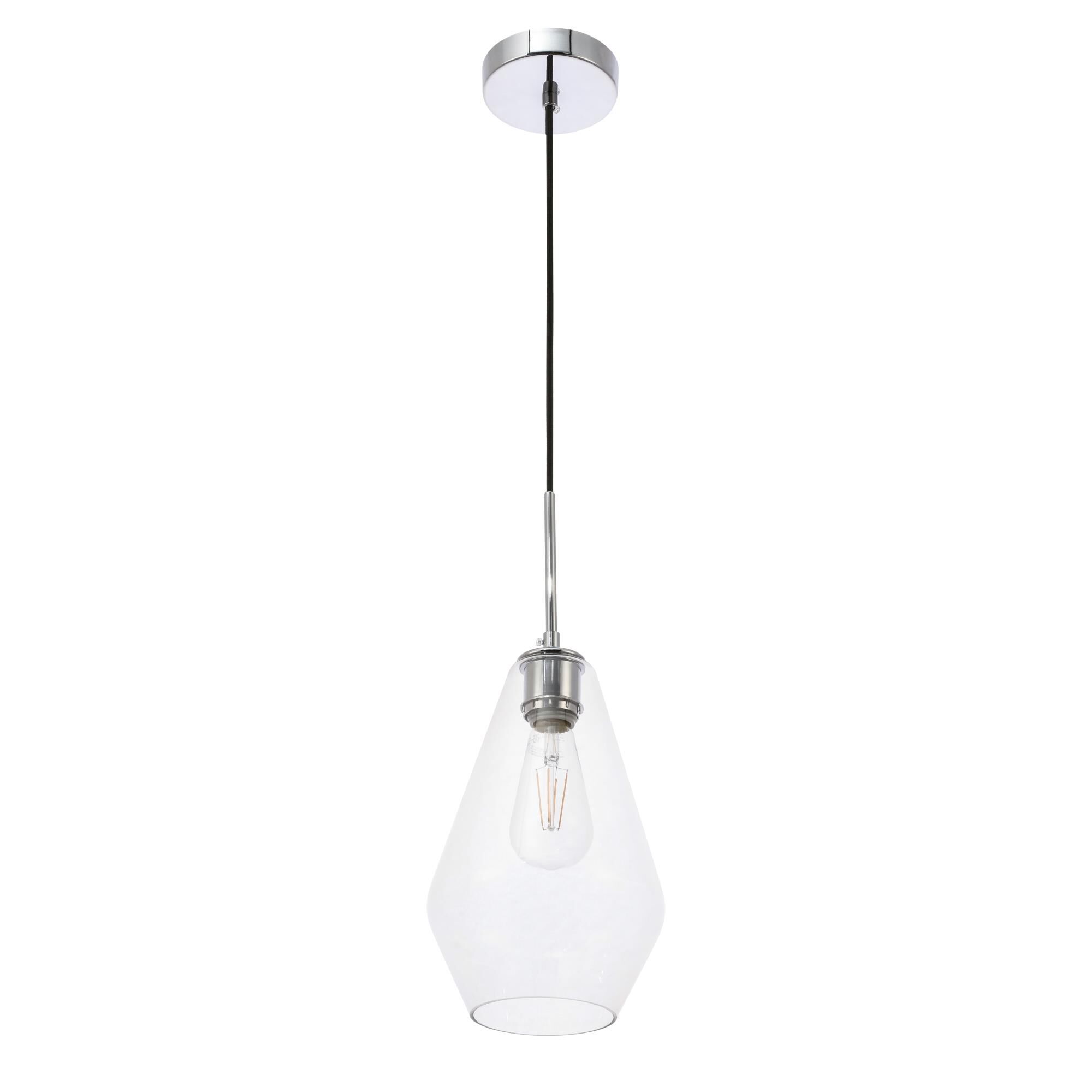 Gene 7 Inch Mini Pendant by Elegant Lighting