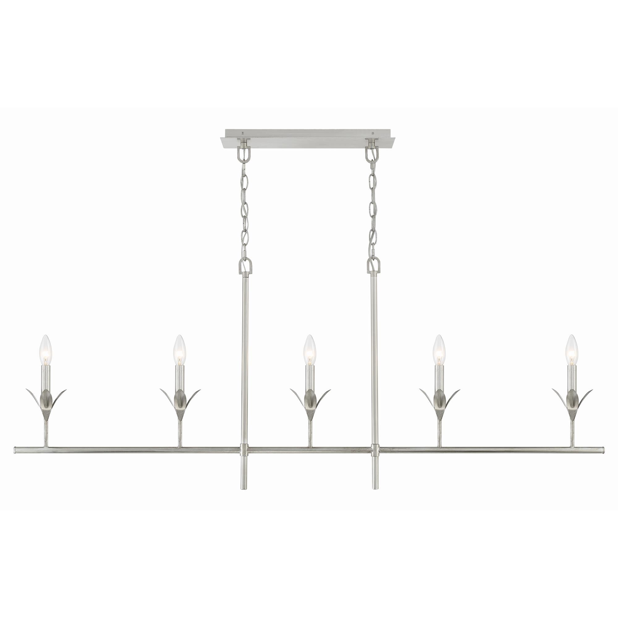 Shown in Antique Silver finish and Silk glass and Silk shade